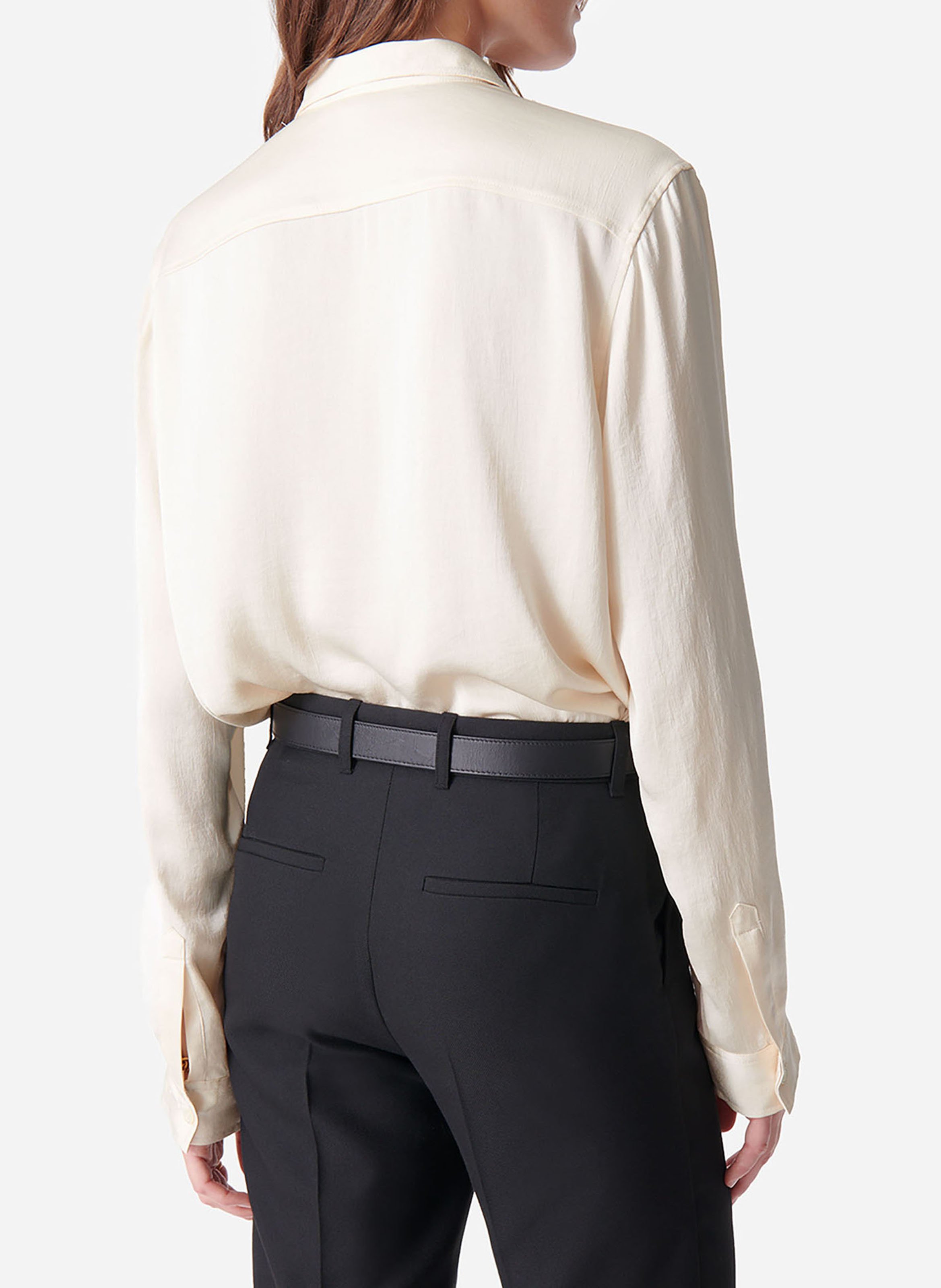 Asymmetrical straight shirt VANESSA BRUNO Beige