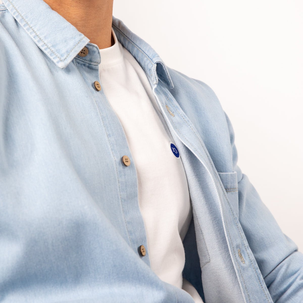 Denim overshirt BILLYBELT Blue