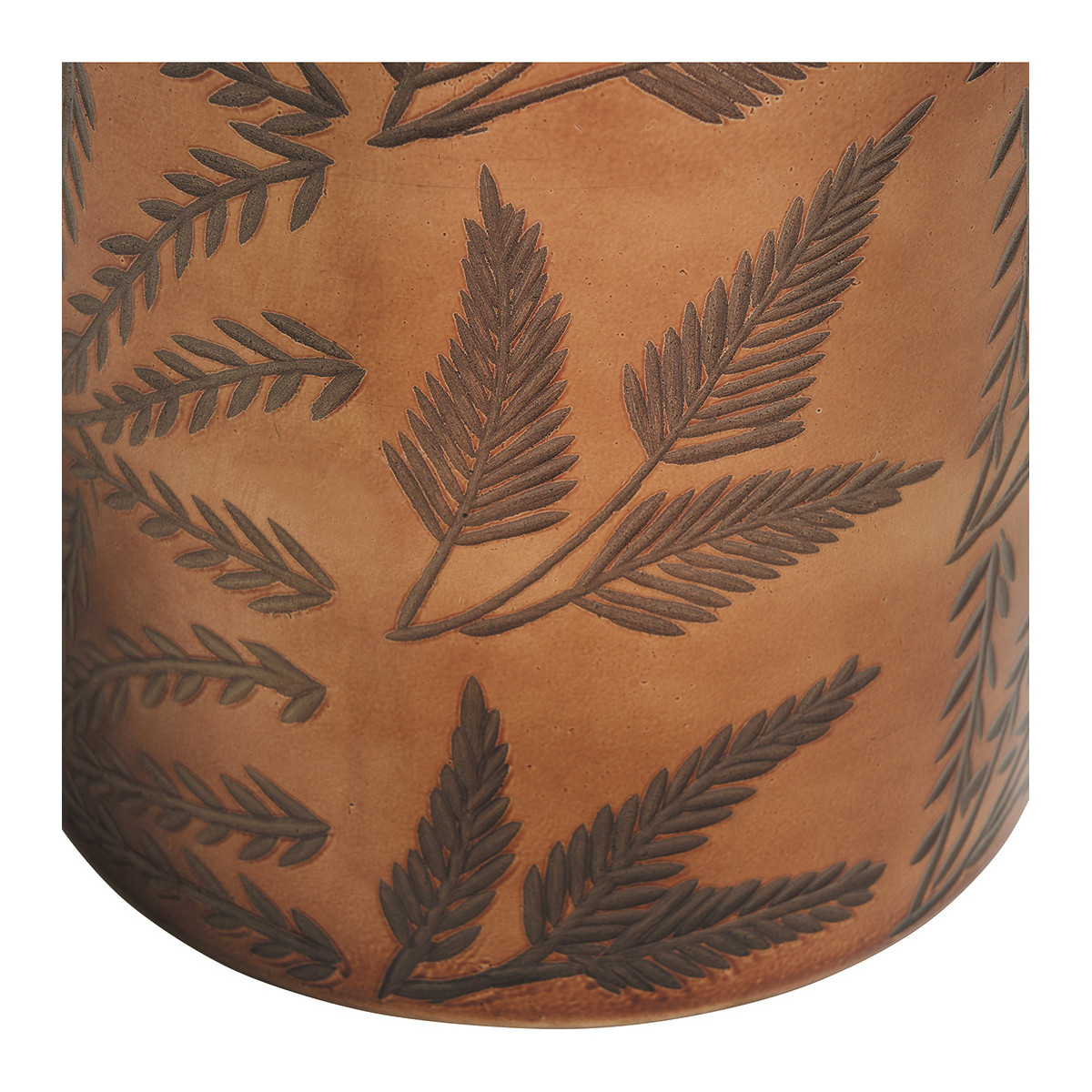 Shiny copper vase BLANC D'IVOIRE Golden