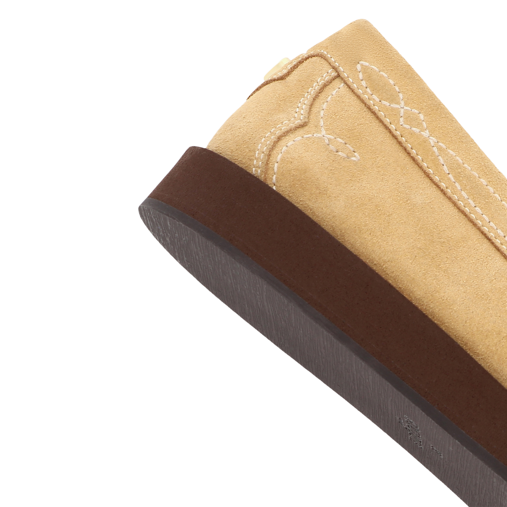 Mocassins en cuir SOCQUE PARIS Beige