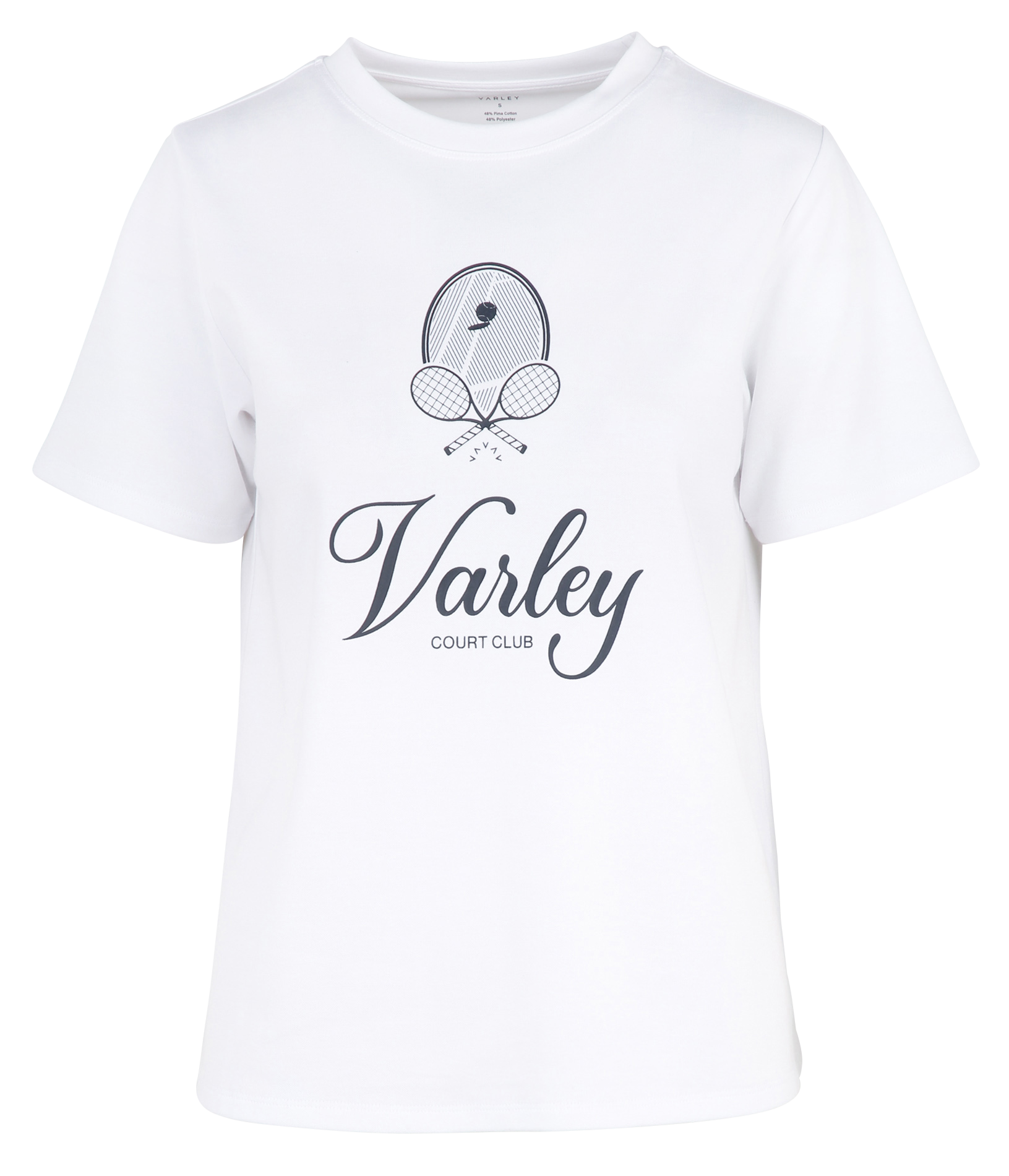 Débardeur droit zippé à tissu texturé VARLEY Blanc