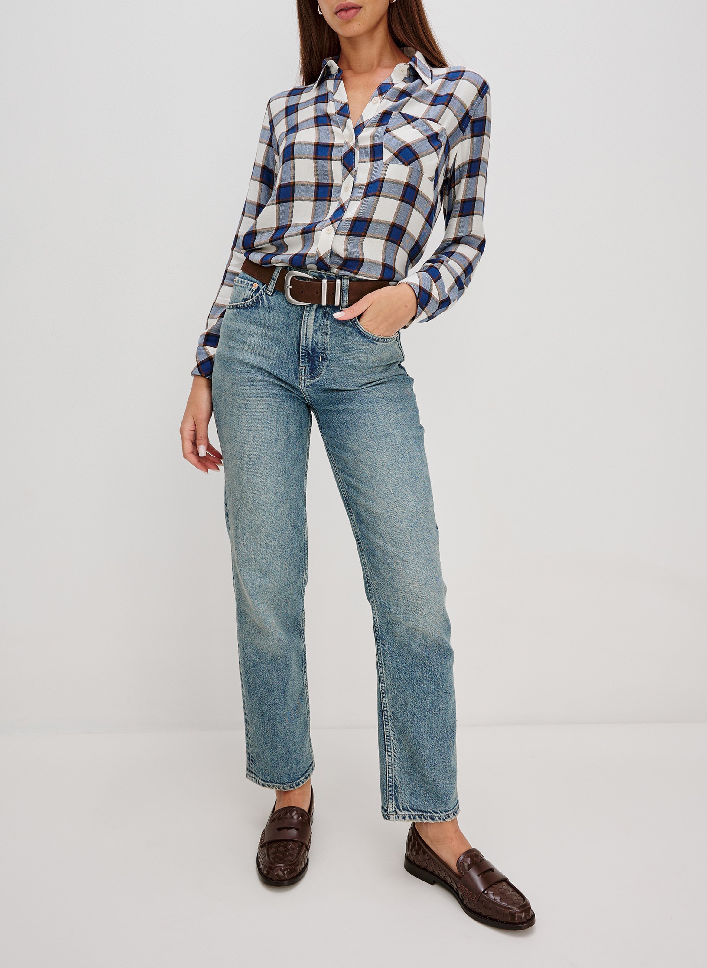 Straight checked shirt RAILS Multicolored