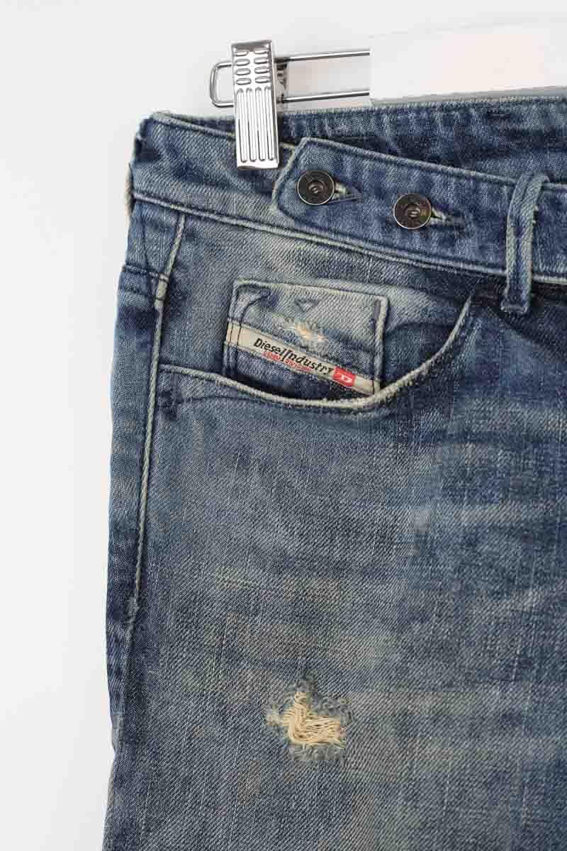 Cotton skinny jeans Blue