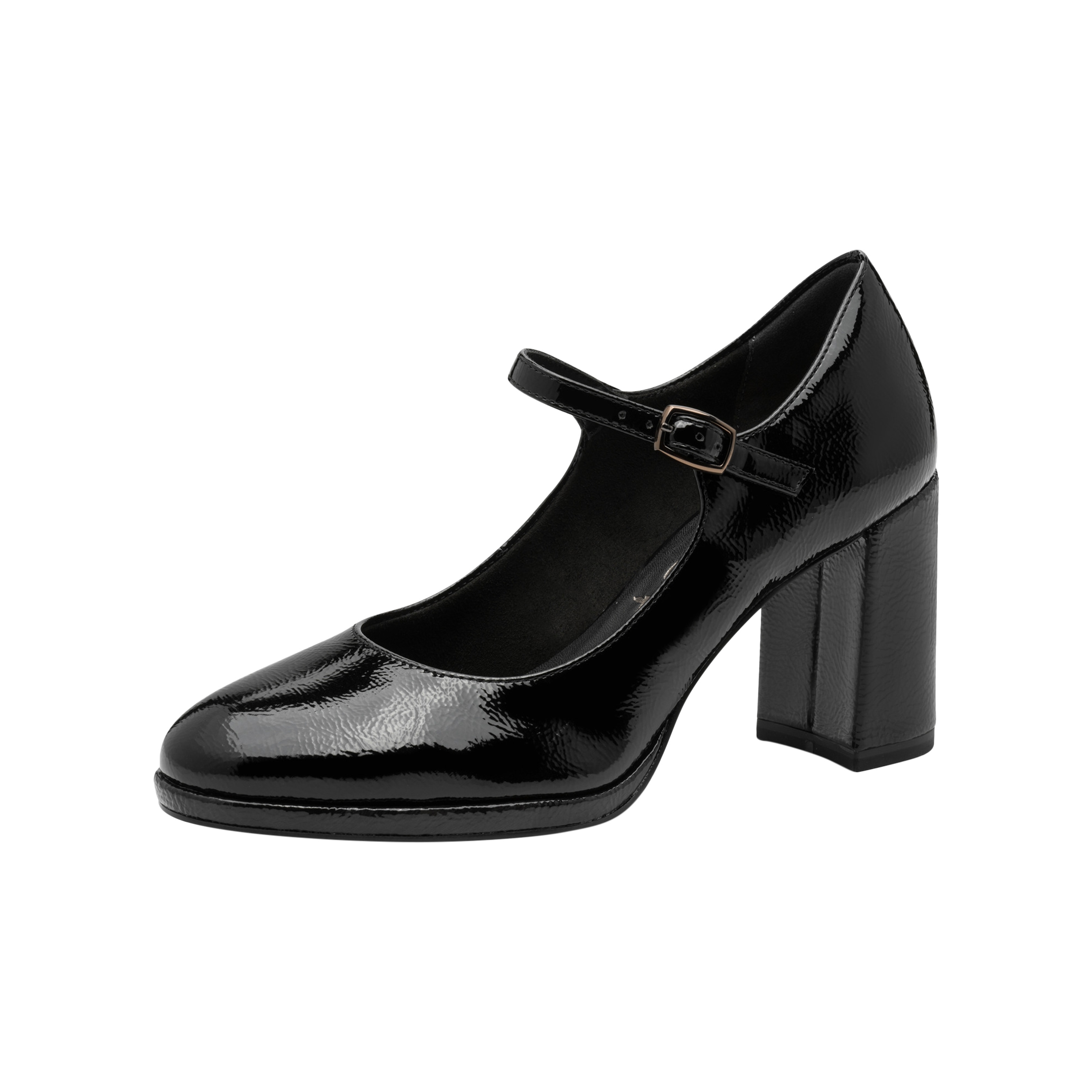 Ballet flats with ankle straps TAMARIS Black