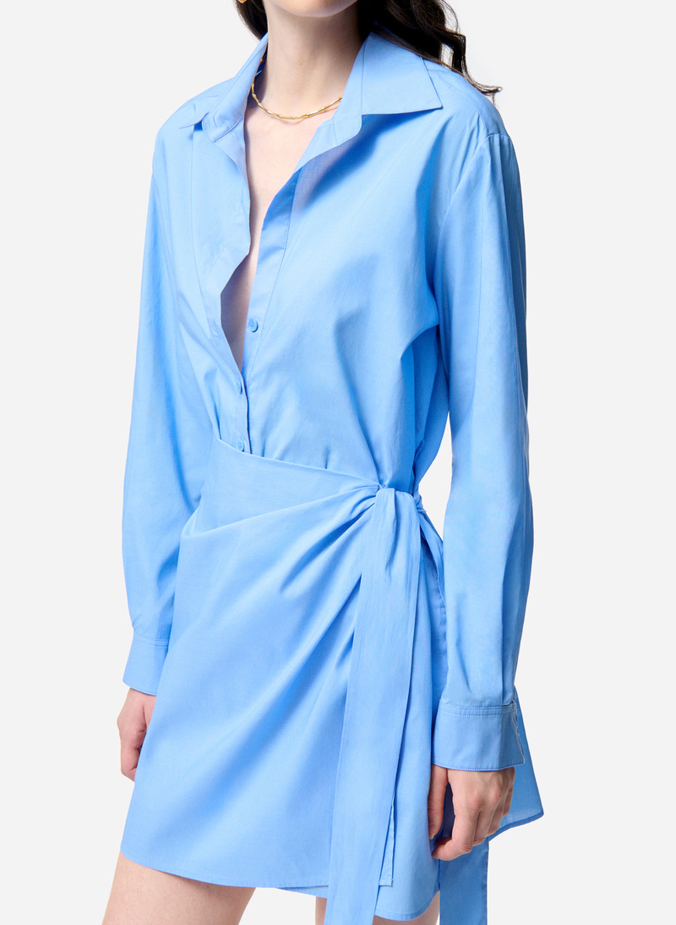 Robe courte col classique VANESSA BRUNO Blue