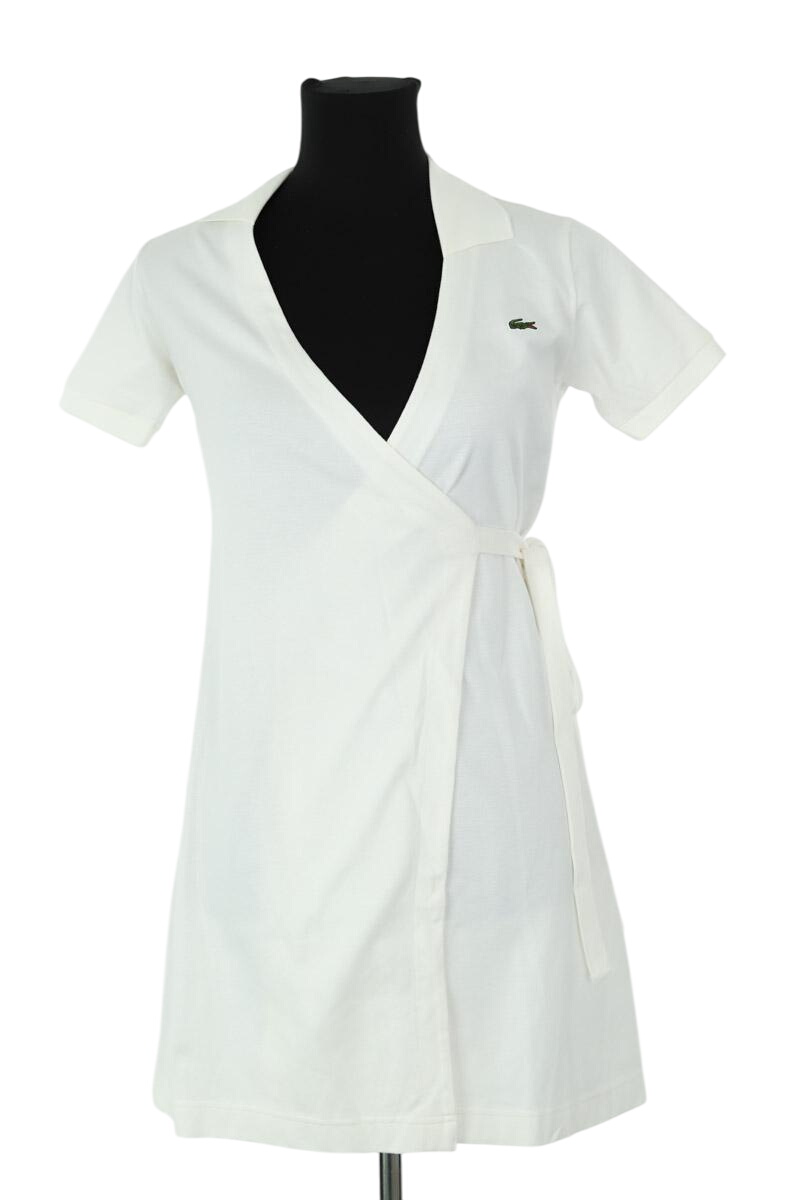 Cotton dress LACOSTE - SECONDE MAIN White