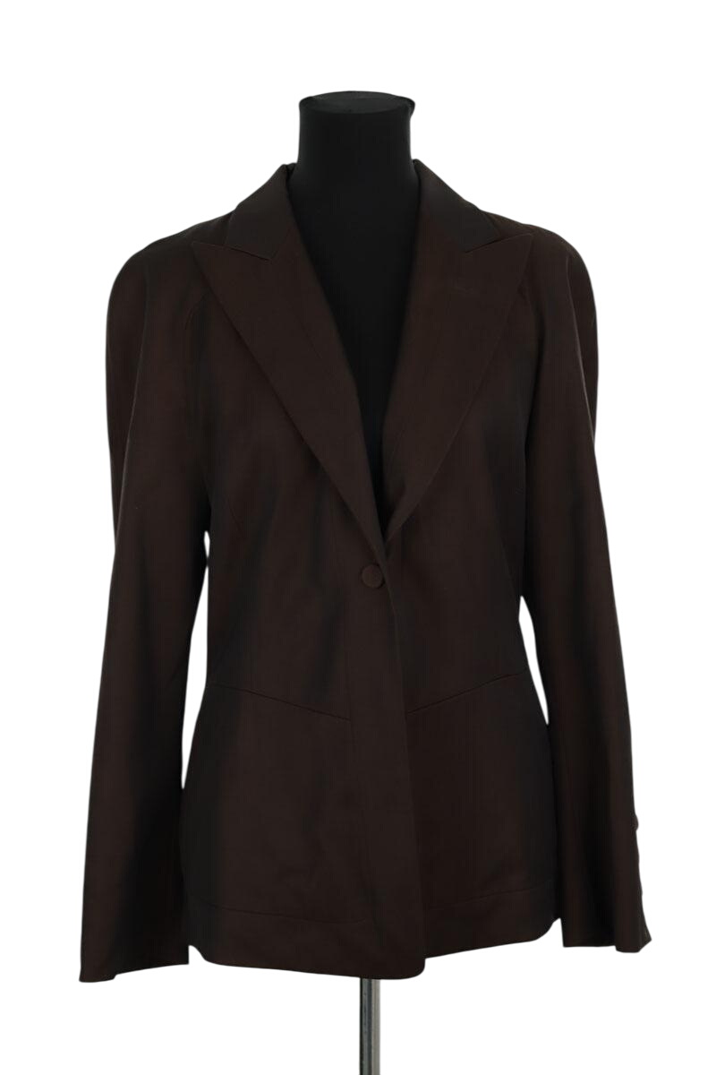 Voile and crochet dress KENZO - SECONDE MAIN Brown