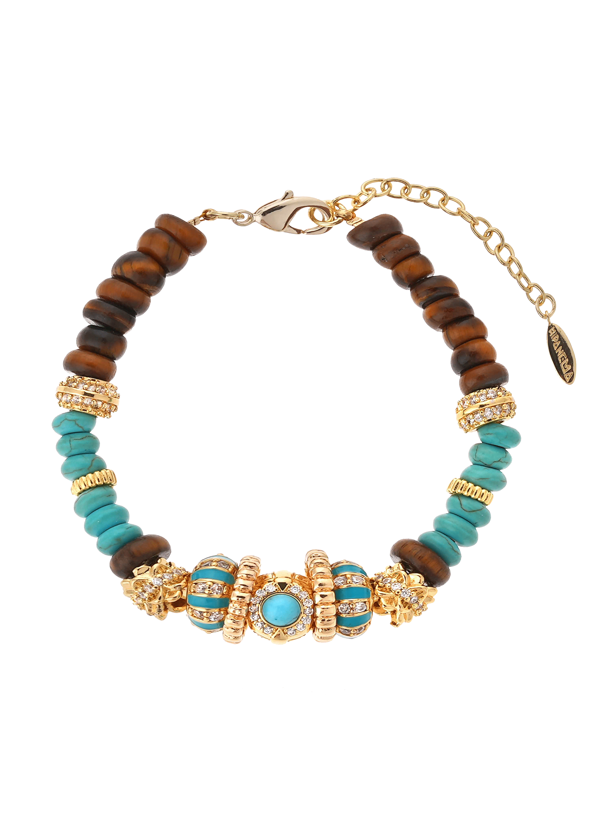 Adjustable bead bracelet HIPANEMA Blue