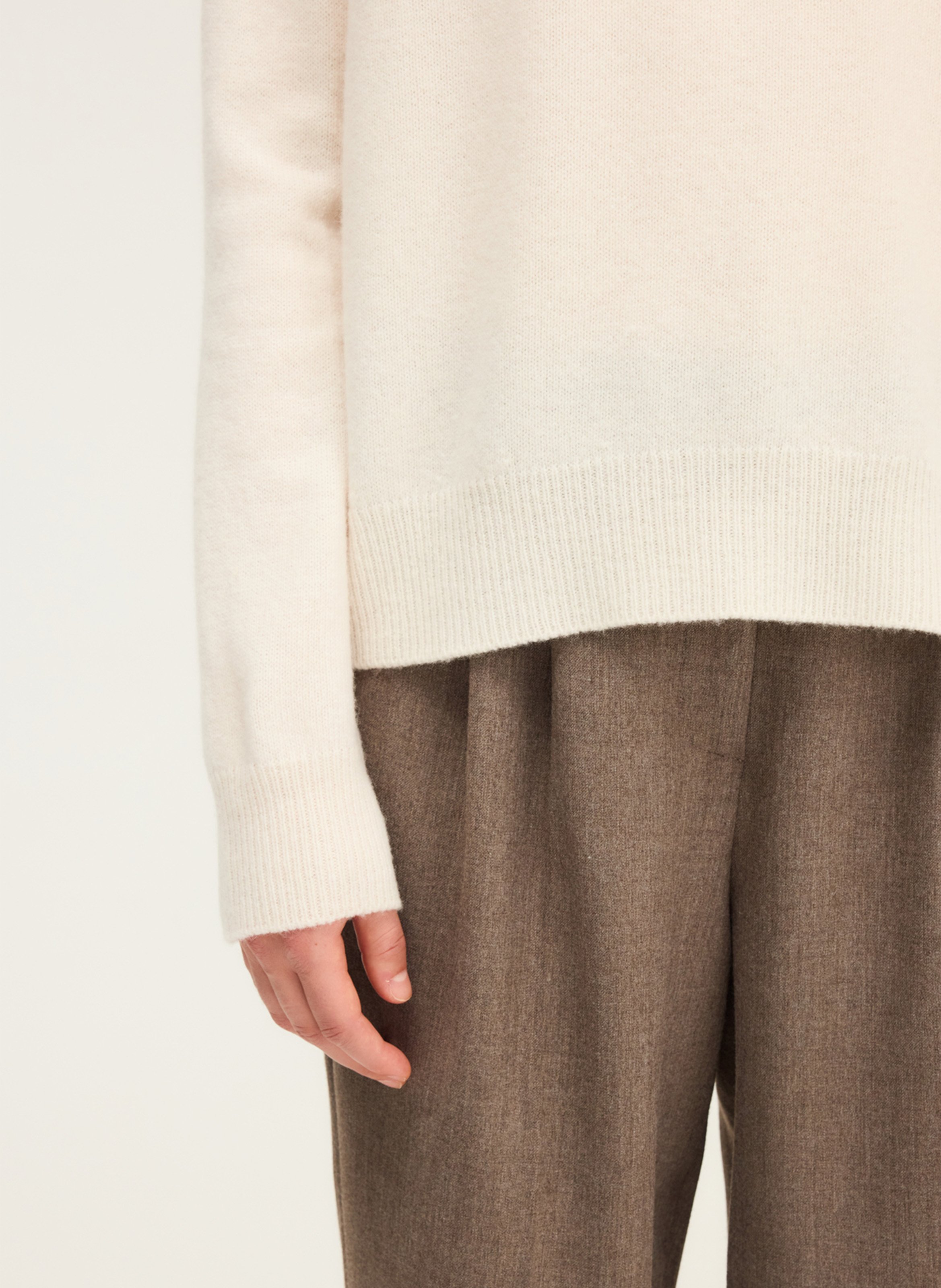 Wollen coltrui PABLO Beige