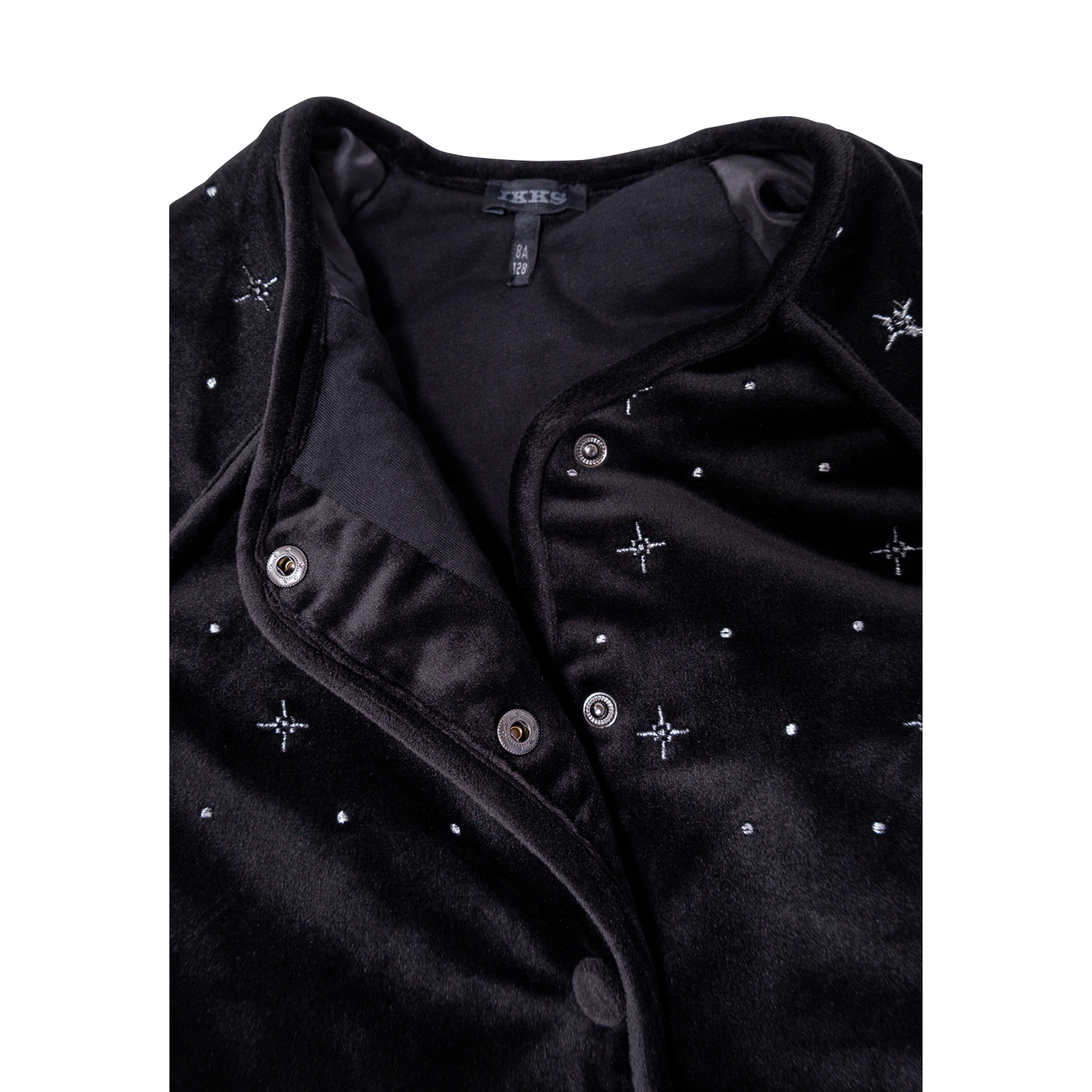 Veste col rond en velours IKKS JUNIOR Noir