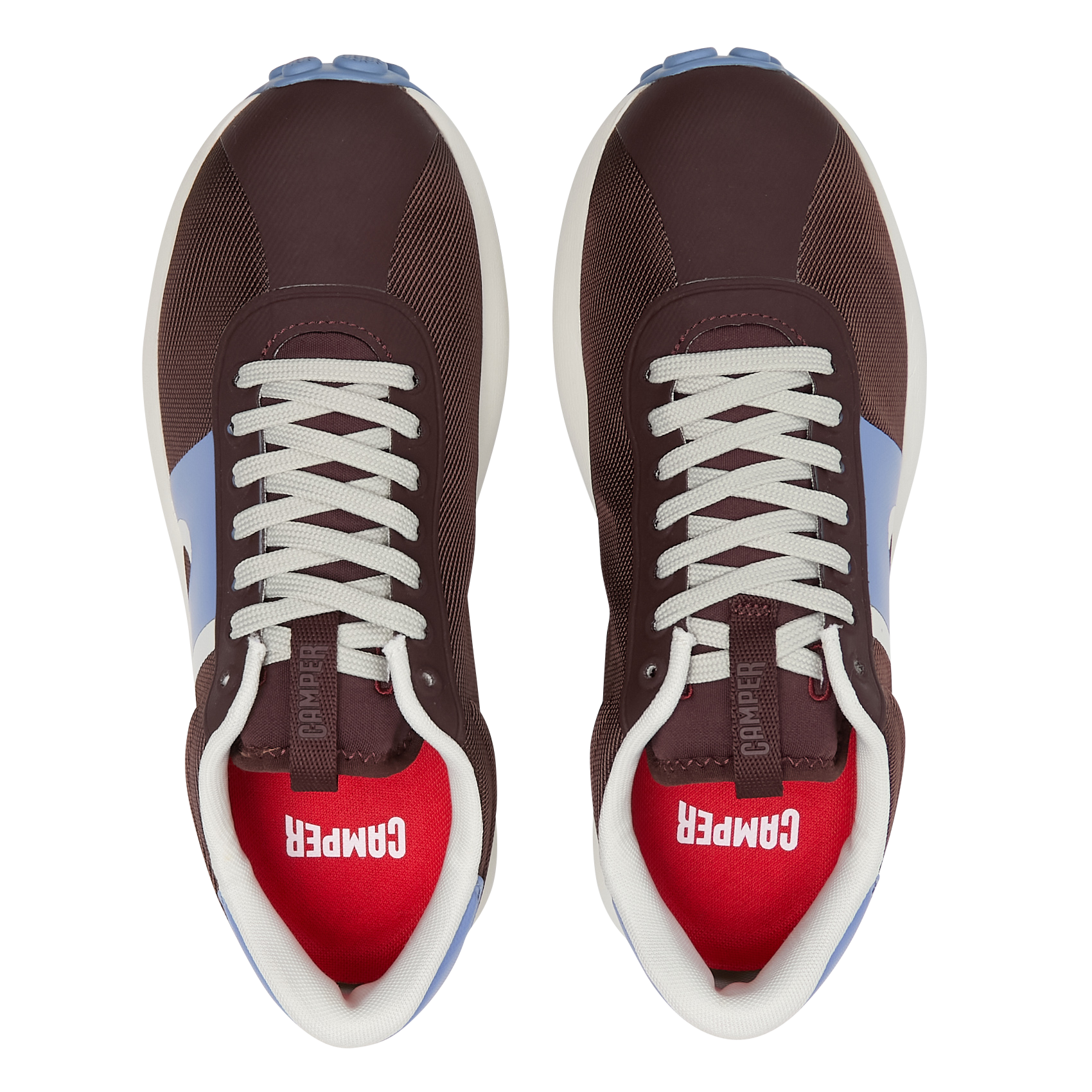 Baskets basses à détails contrastés CAMPER Rouge