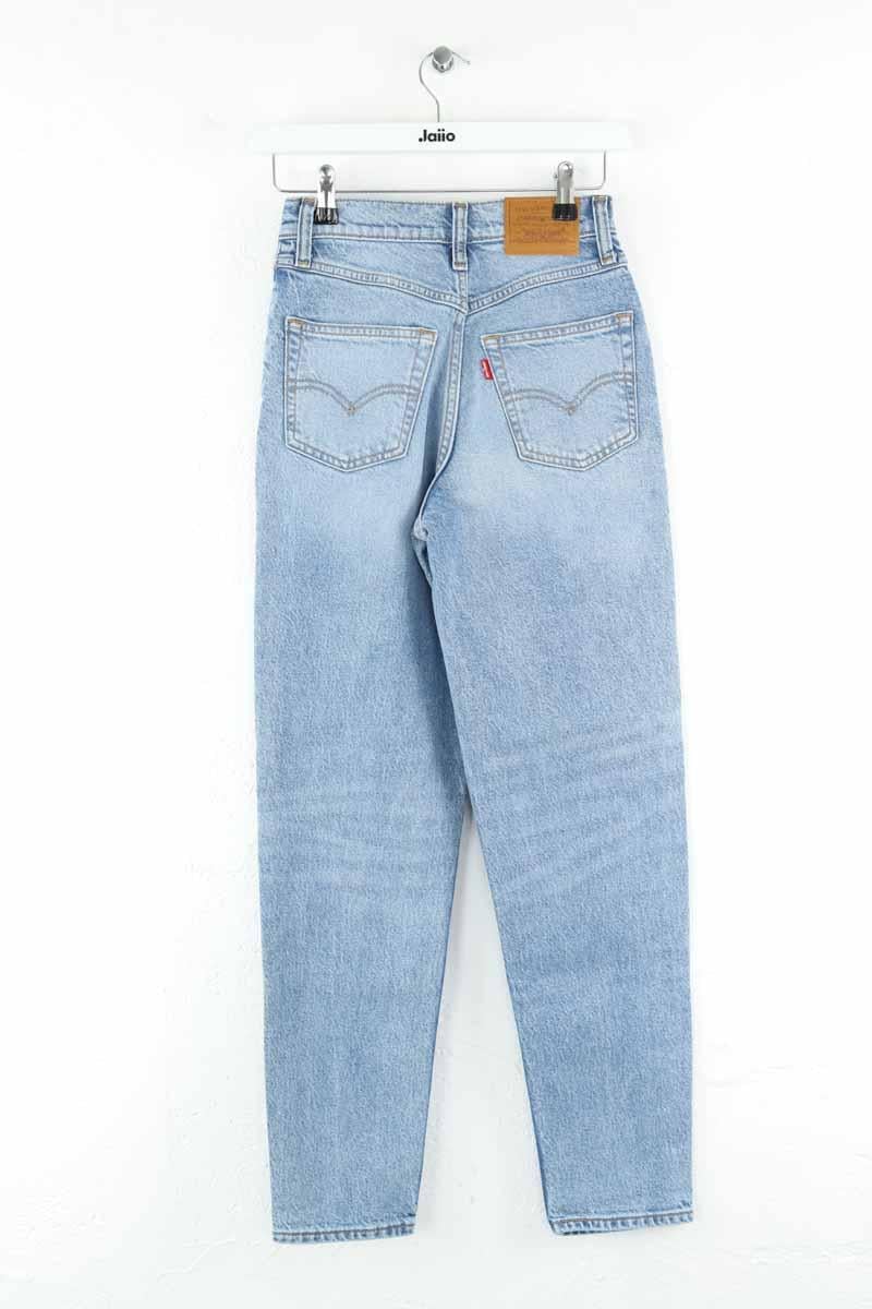 Cotton straight jeans LEVI'S - Seconde main Blue