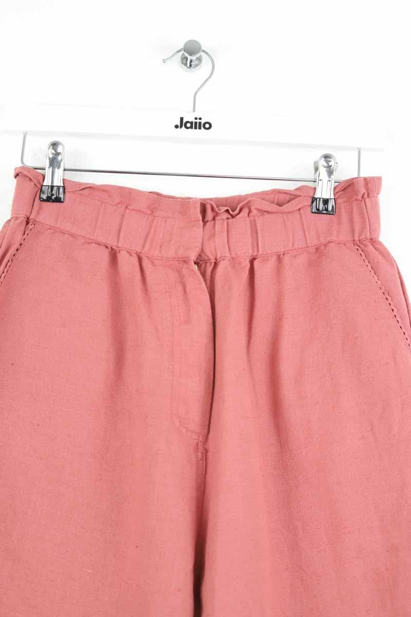 Straight linen pants LOUISE MISHA - Seconde Main Pink