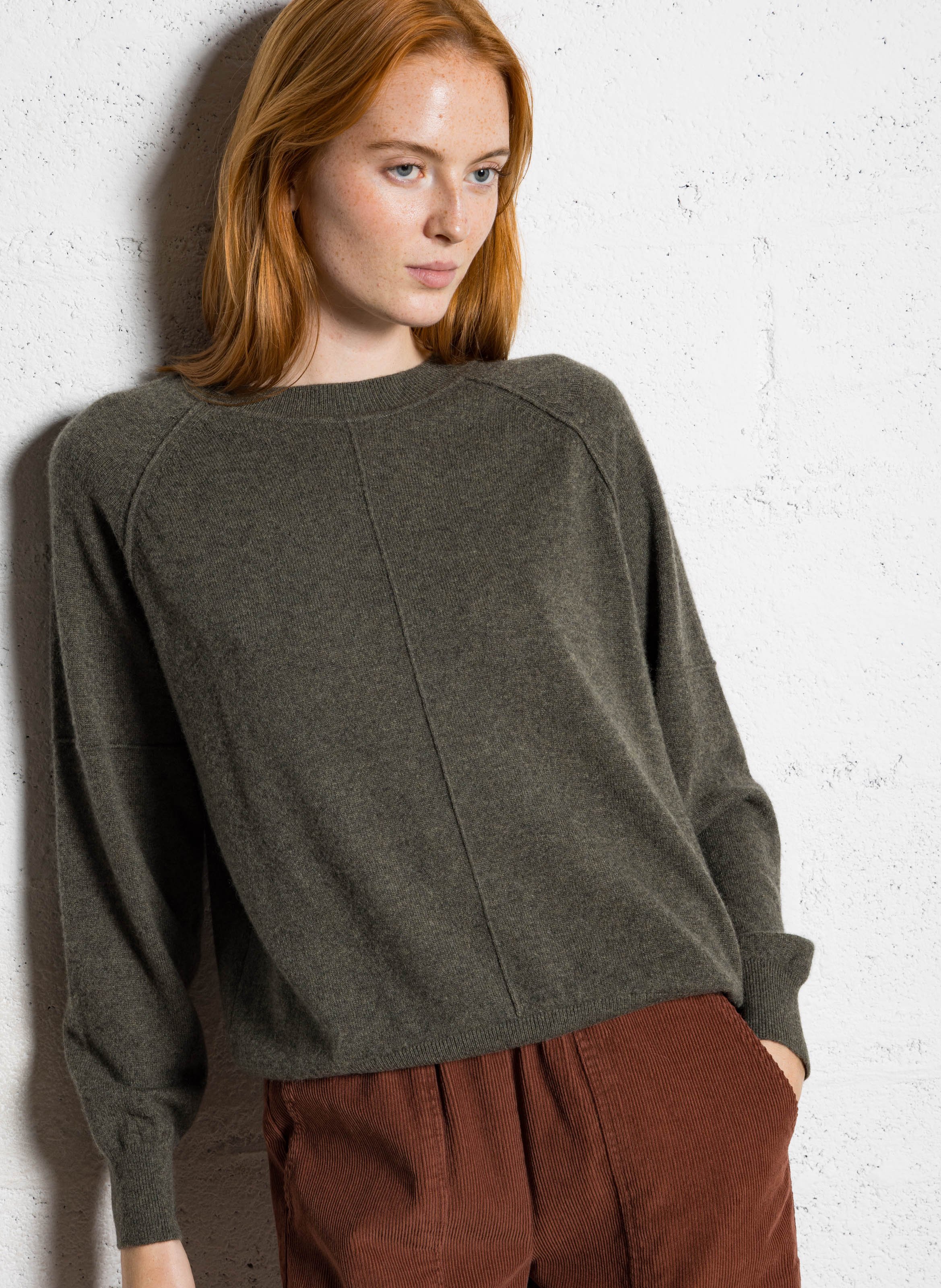 Belted cashmere sweater MAISON 123