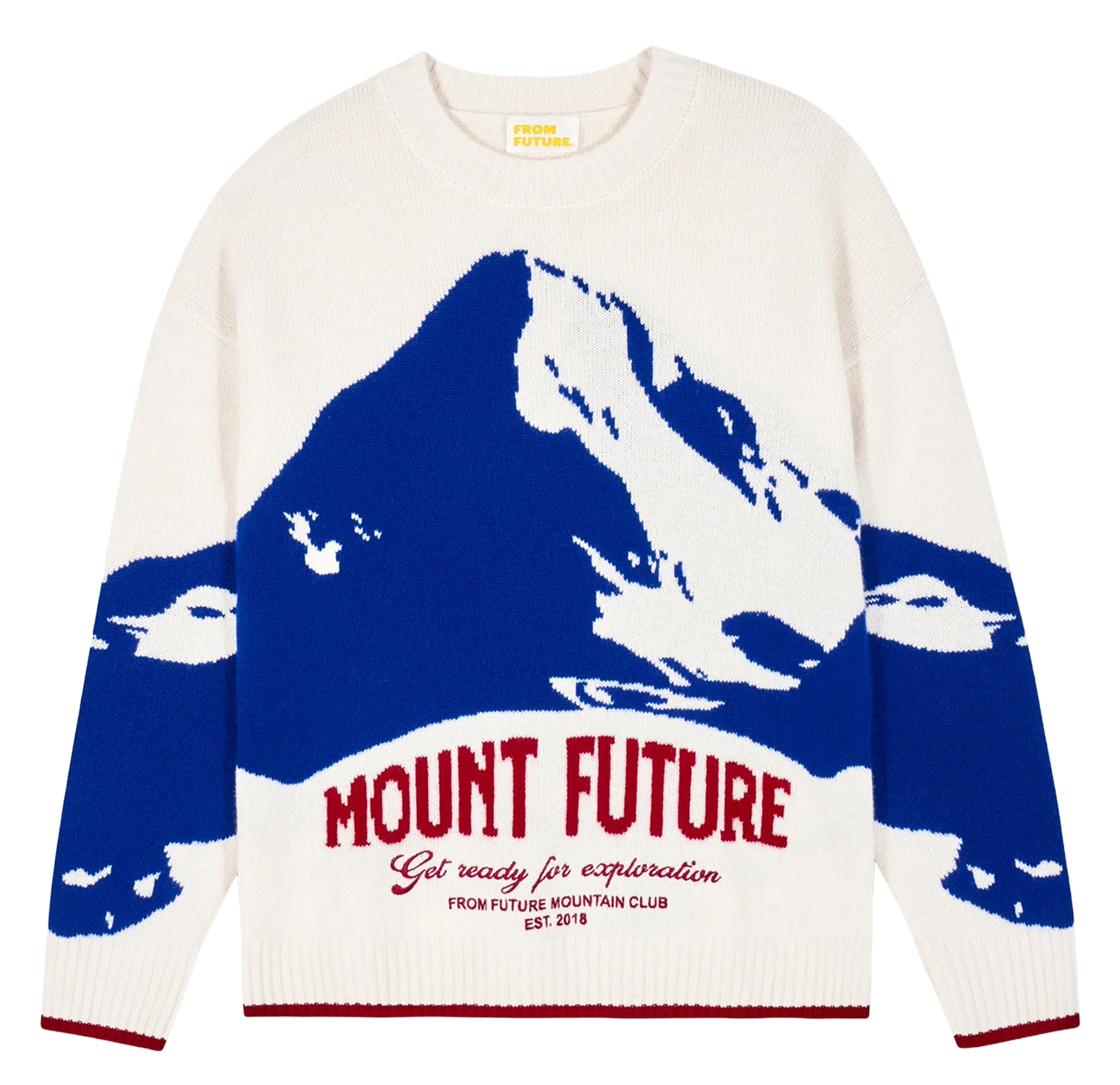 Pull col rond en cachemire FROM FUTURE Beige