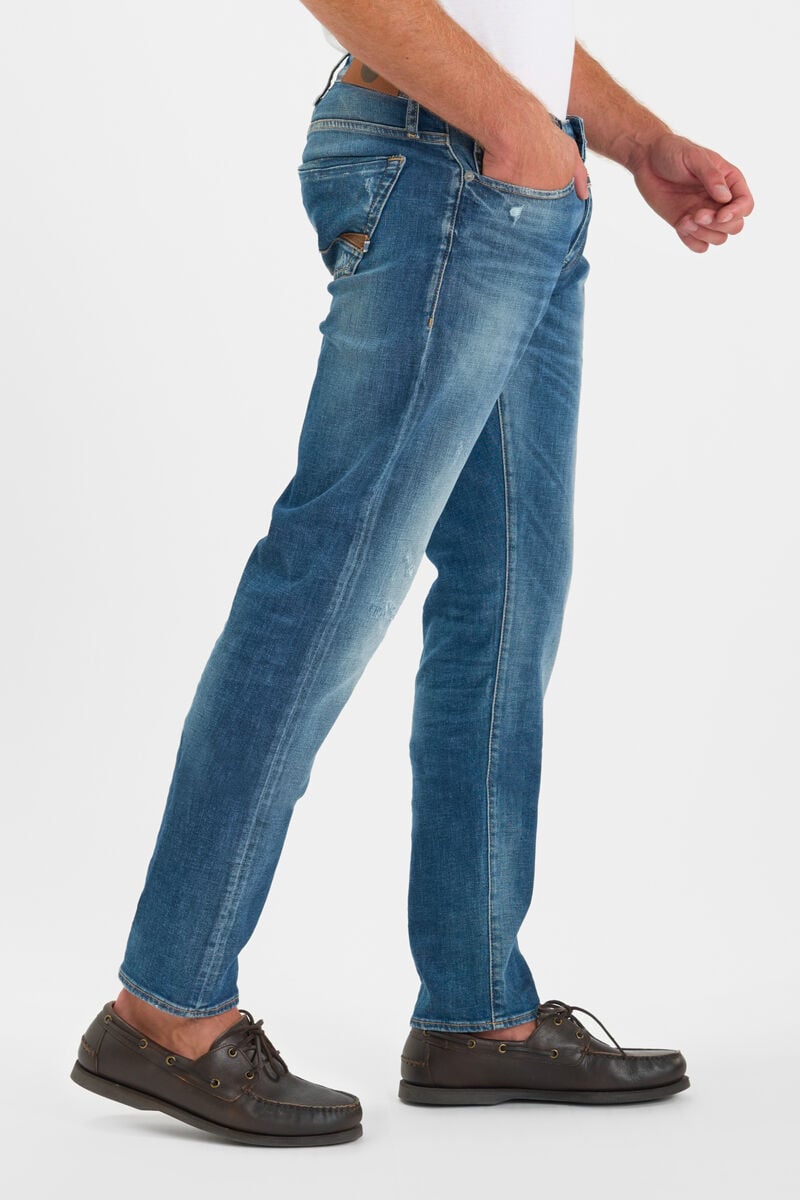 Straight leg jeans, length 34 LE TEMPS DES CERISES Blue