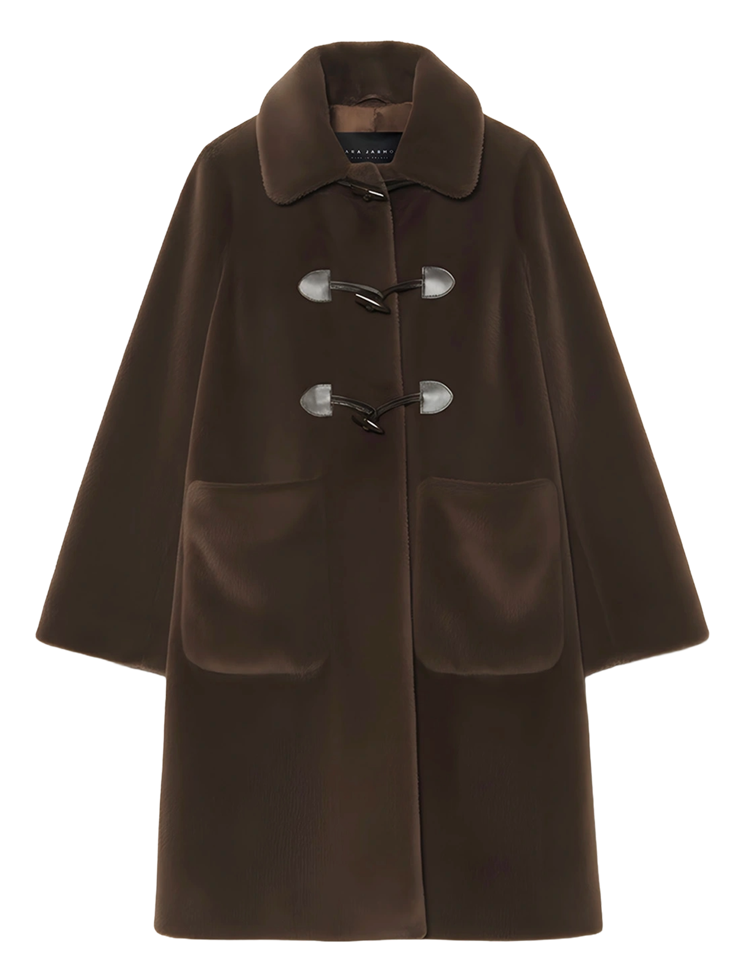 Faux fur coat TARA JARMON Brown