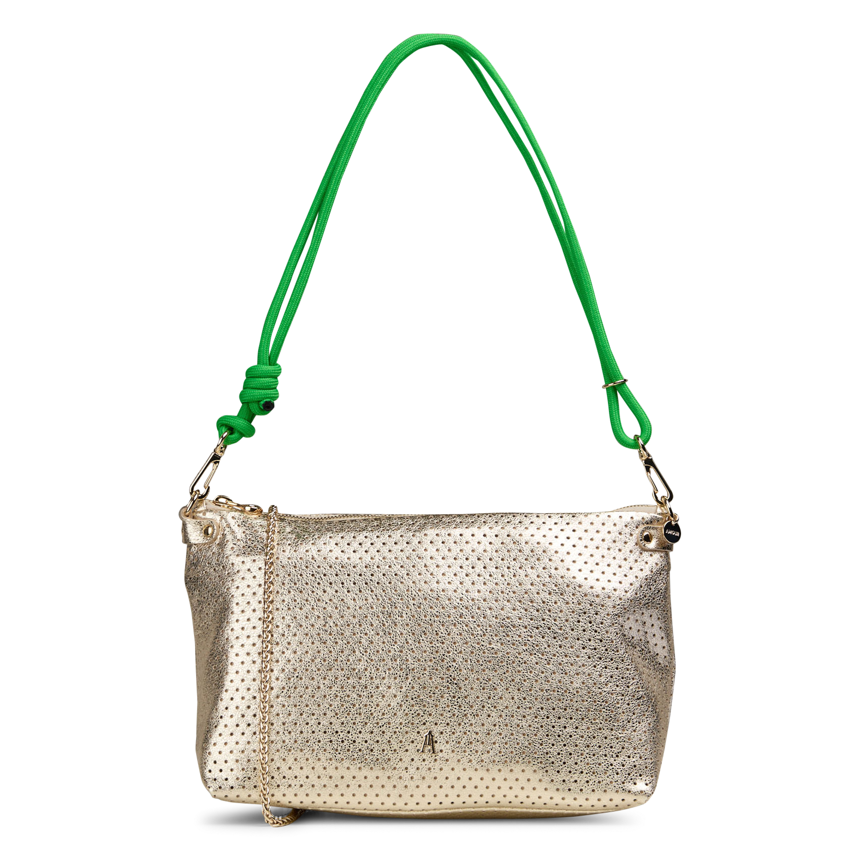 Sac porté épaule en cuir d'agneau CRAIE STUDIO Doré