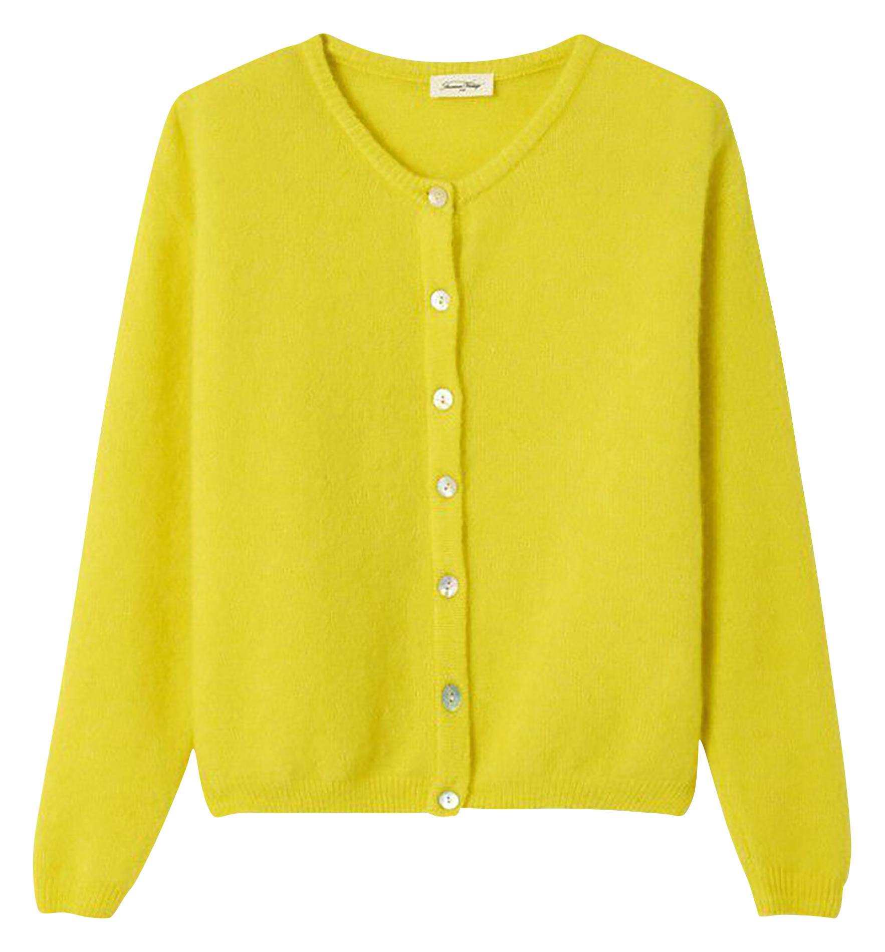 Weit geschnittene Strickjacke aus Wollmix AMERICAN VINTAGE