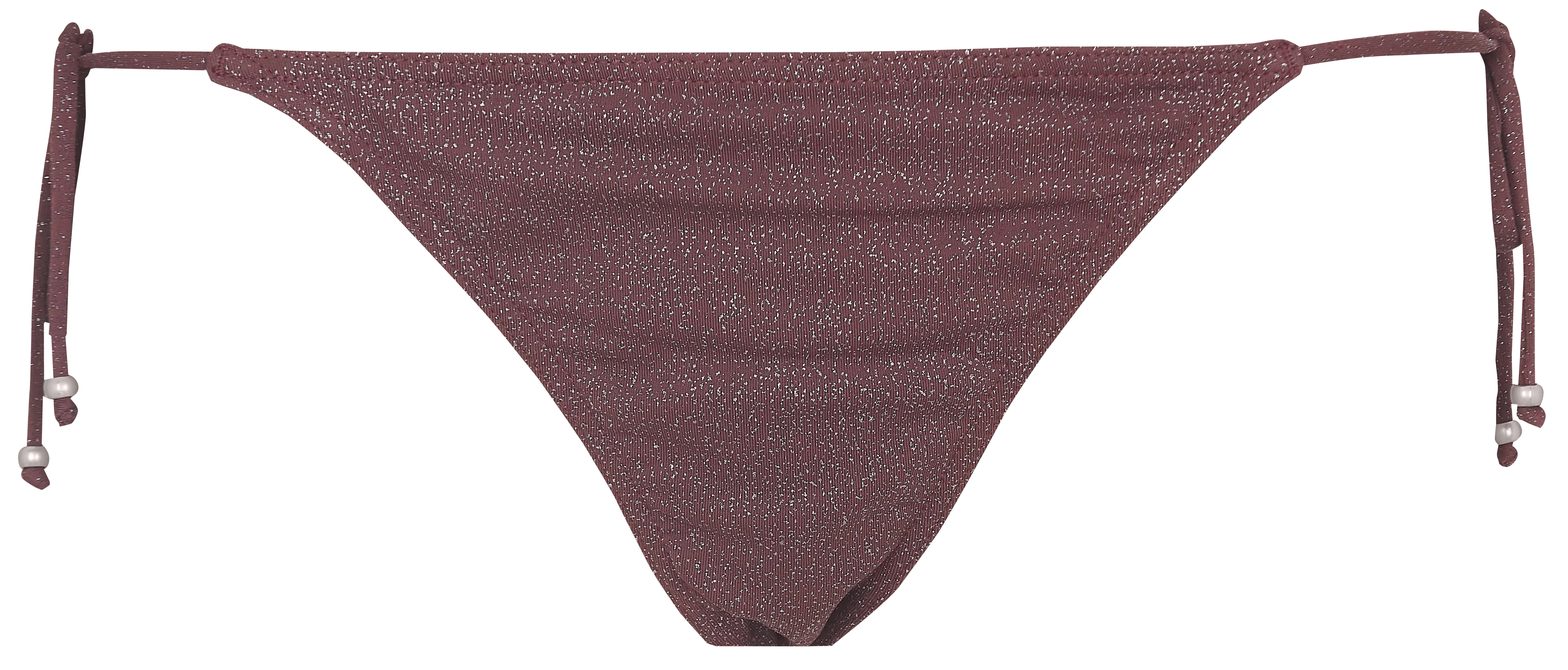 Glitter bikini bottoms BANANA MOON Brown