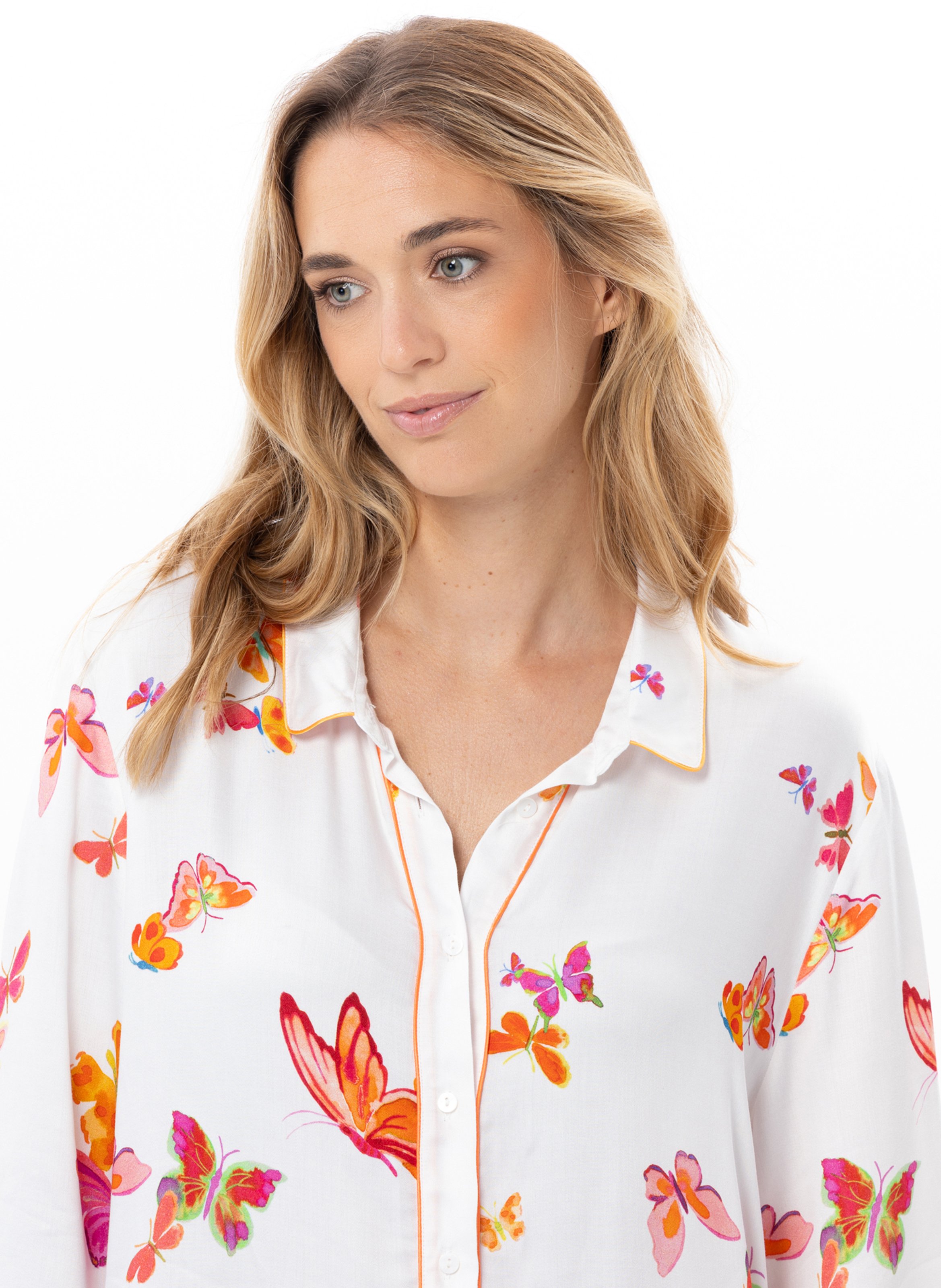 Buttoned viscose pyjama LE CHAT Multicolored