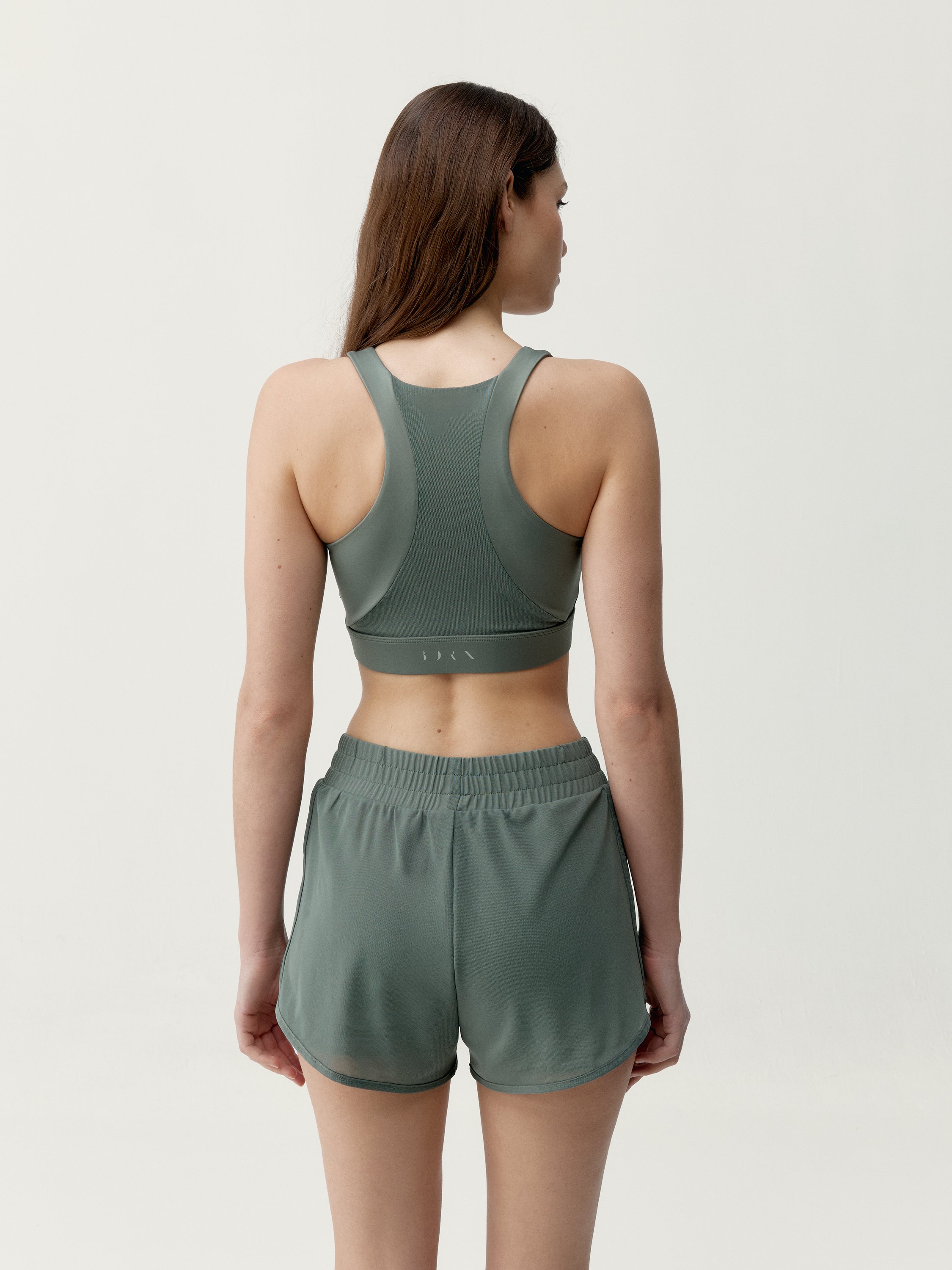 Brassière de sport performance fixation haute padma 2.0 BORN Vert