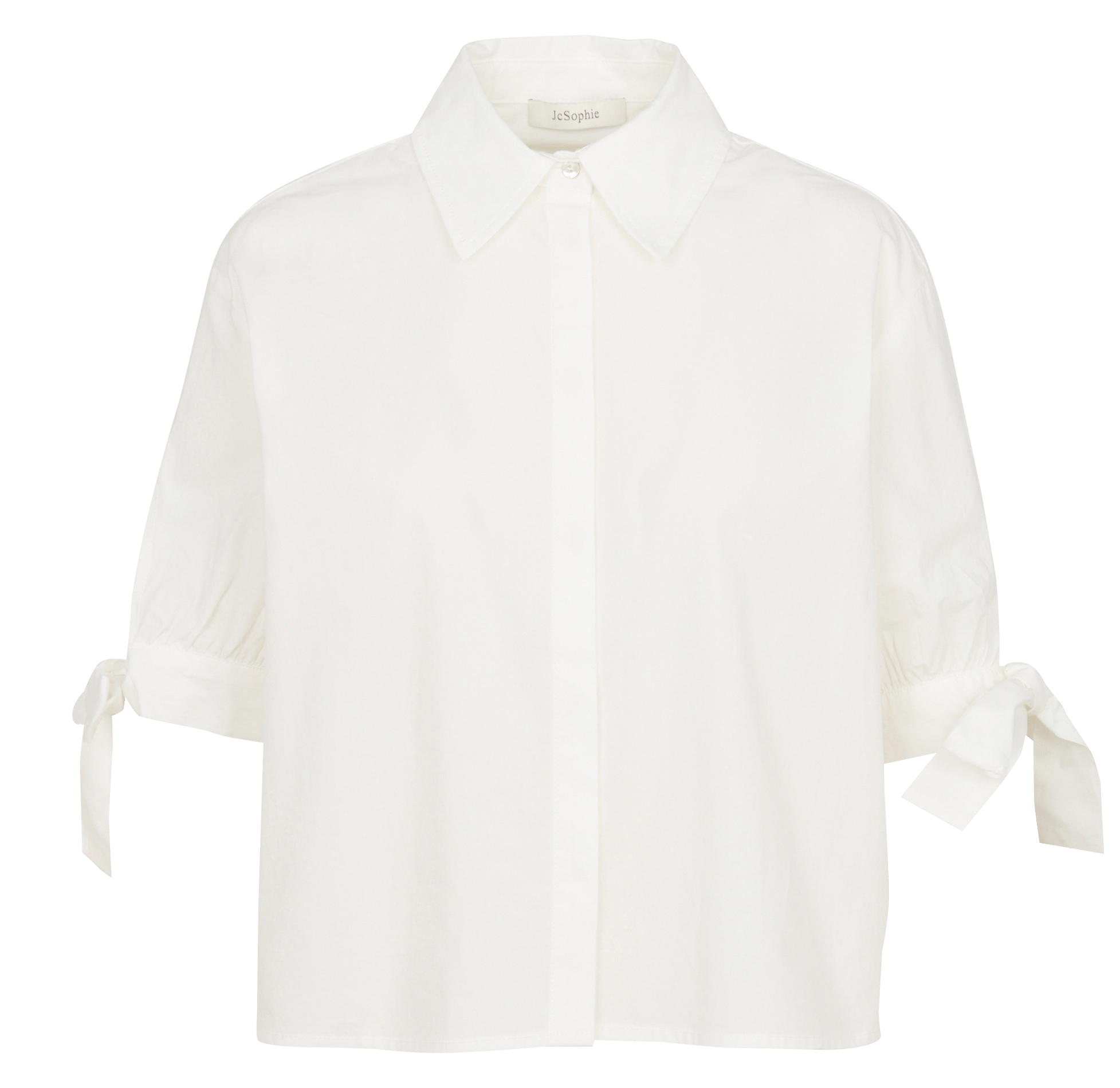 Capri - Einfarbige Oversize-Bluse JC SOPHIE Weiss