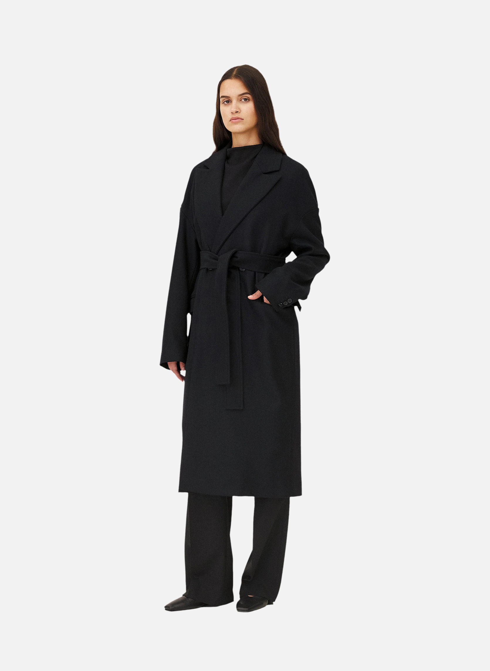 Classic Coat CASPA MIDNIGHT BLUE Noyoco Blue