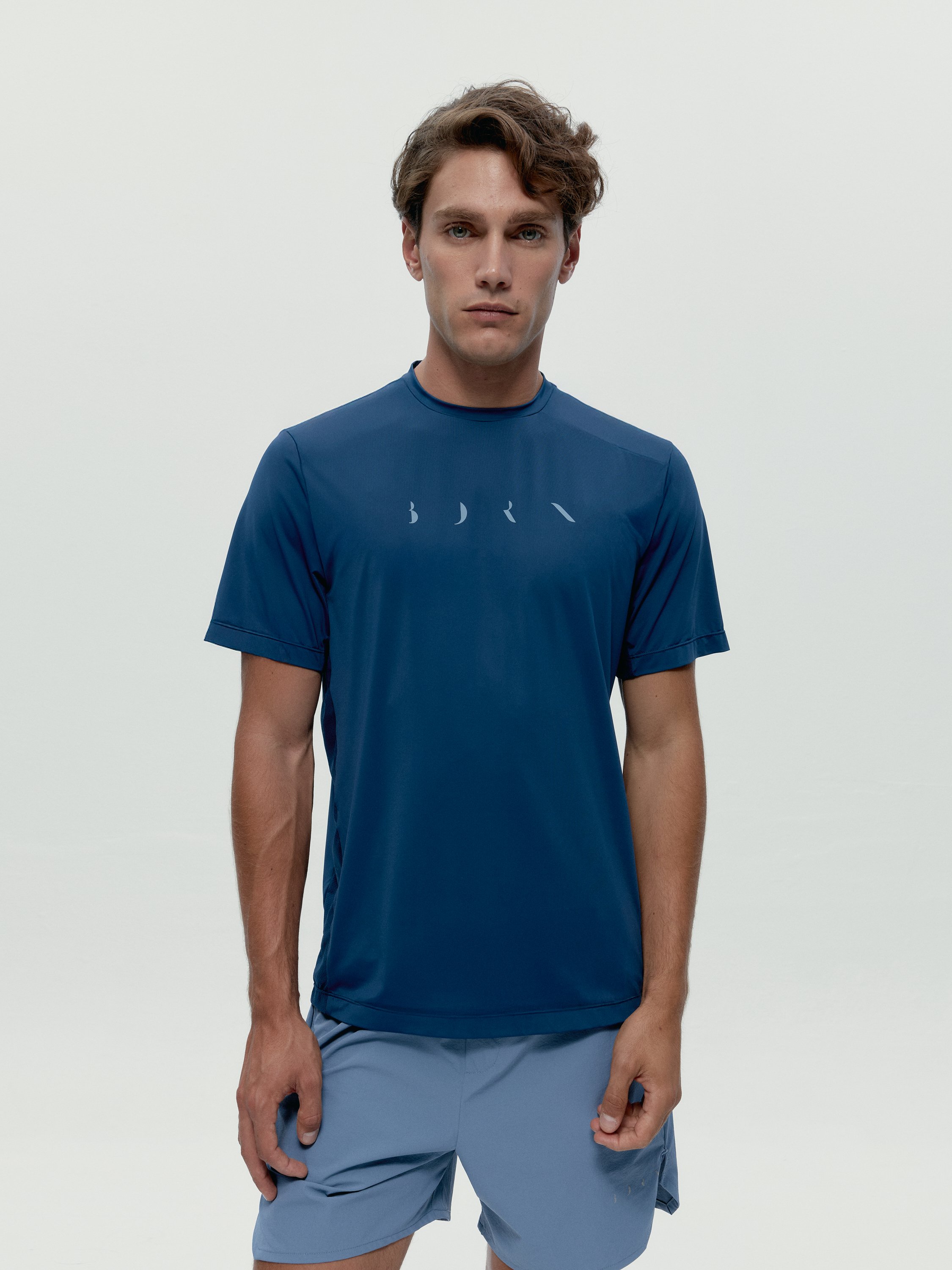 Short-sleeve performance sports t-shirt VOLTA 2.0 BORN Blue
