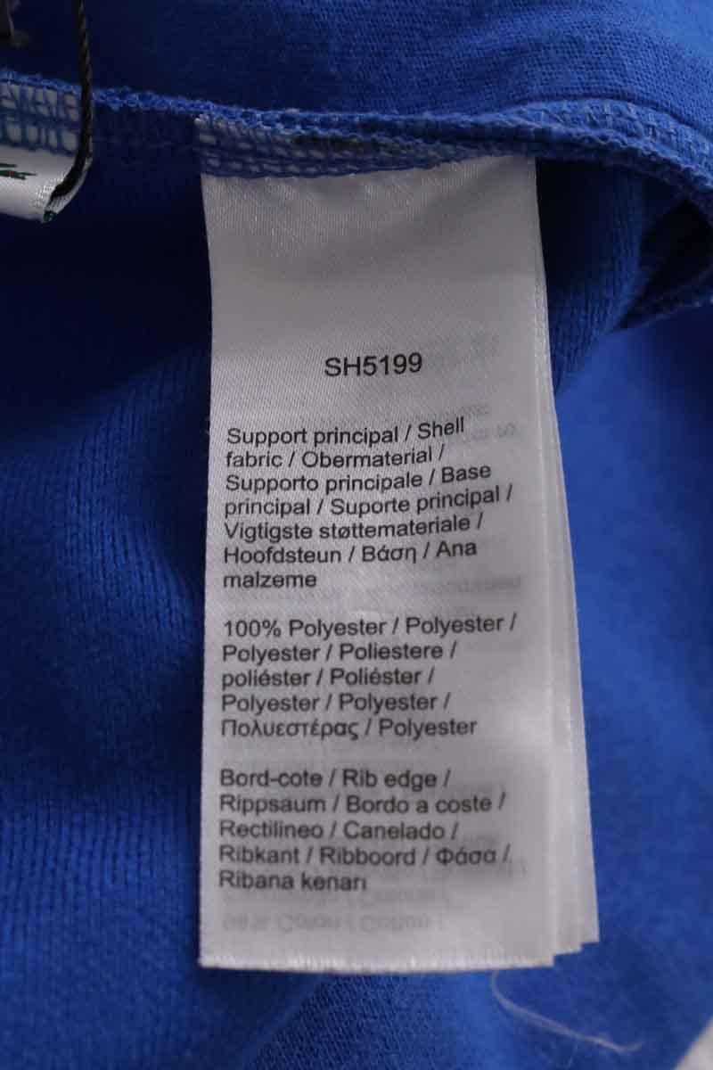 Regular-fit organic cotton jacket with sherpa collar LACOSTE - SECONDE MAIN Blue