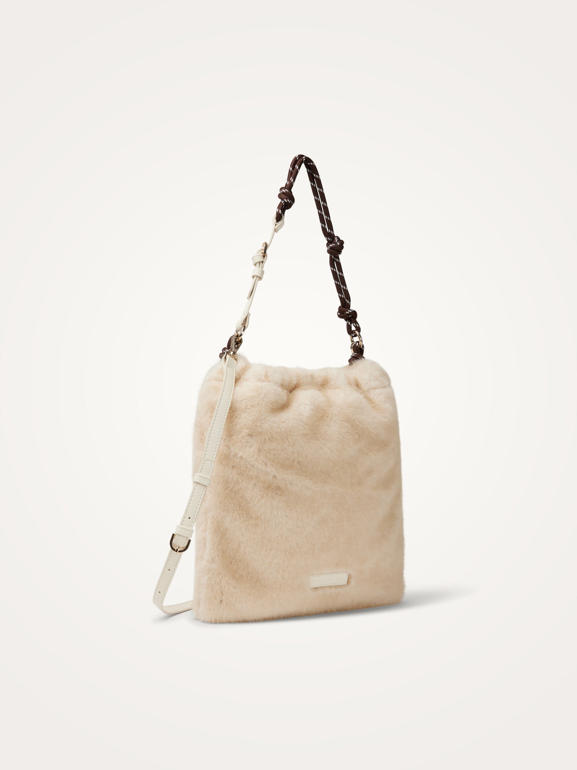 Oversized shoulder bag VANESSA WU Beige