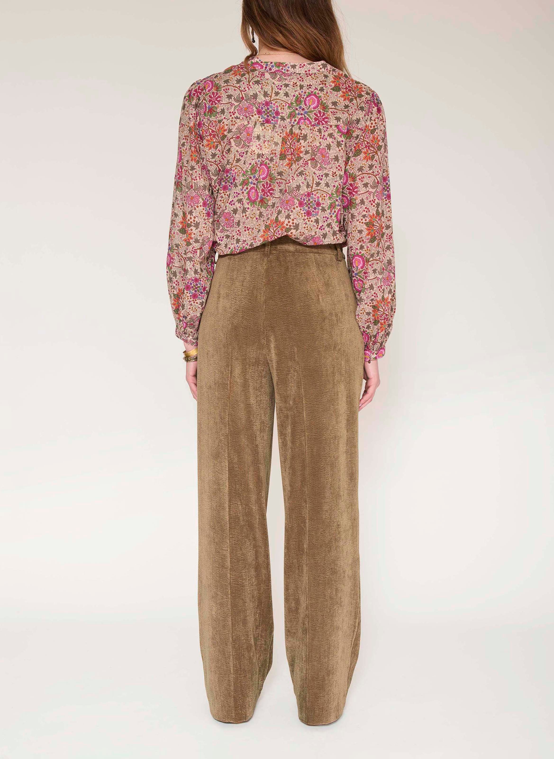 Gerade geschnittene Cordhose MKT Braun