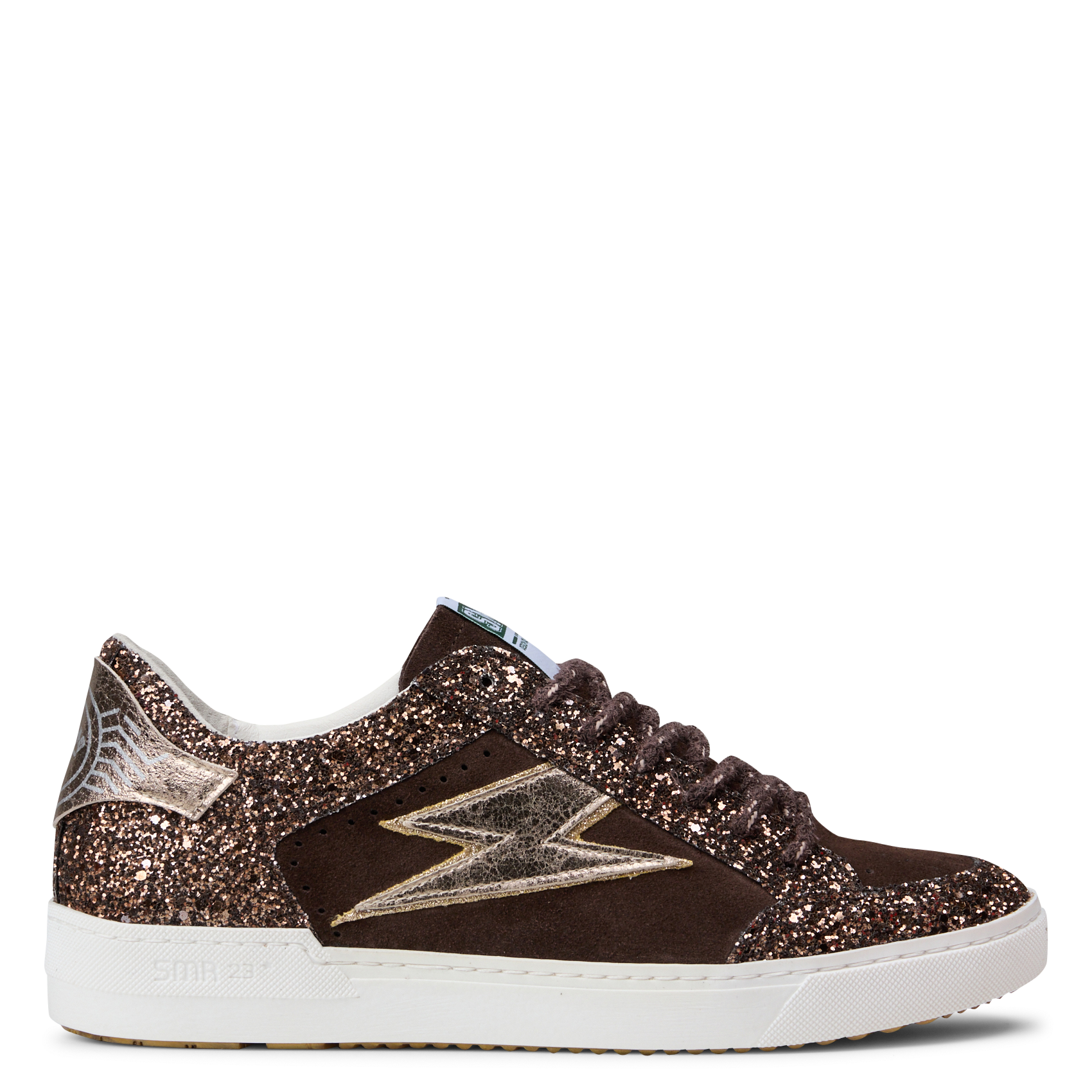 Lage sneakers met pailletten SEMERDJIAN - SMR Bruin