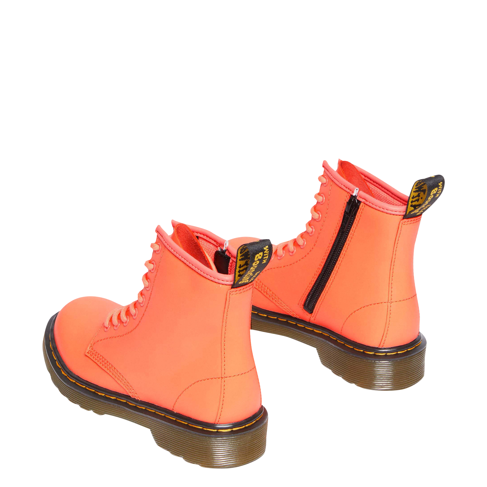 Bottines en cuir DR. MARTENS Orange