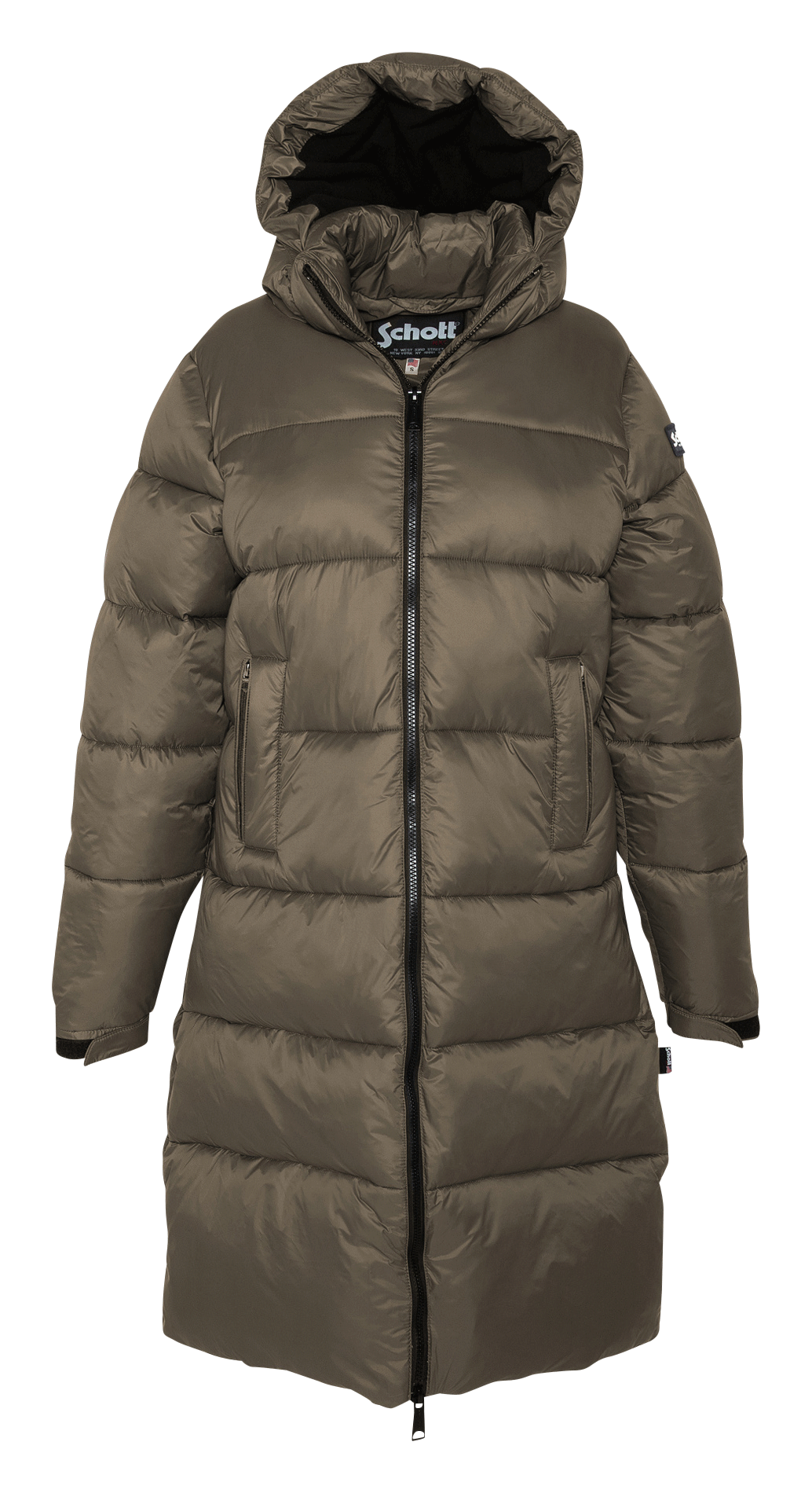 Doudoune longue à capuche SCHOTT