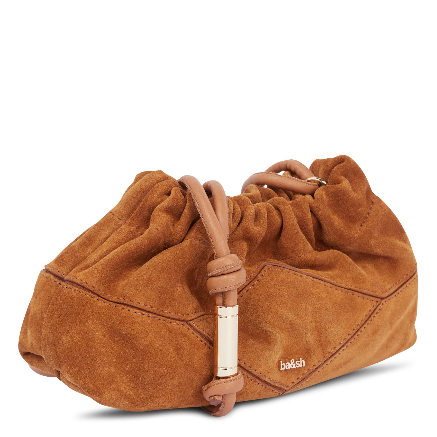 Sac bandoulière en cuir BA&SH Marron