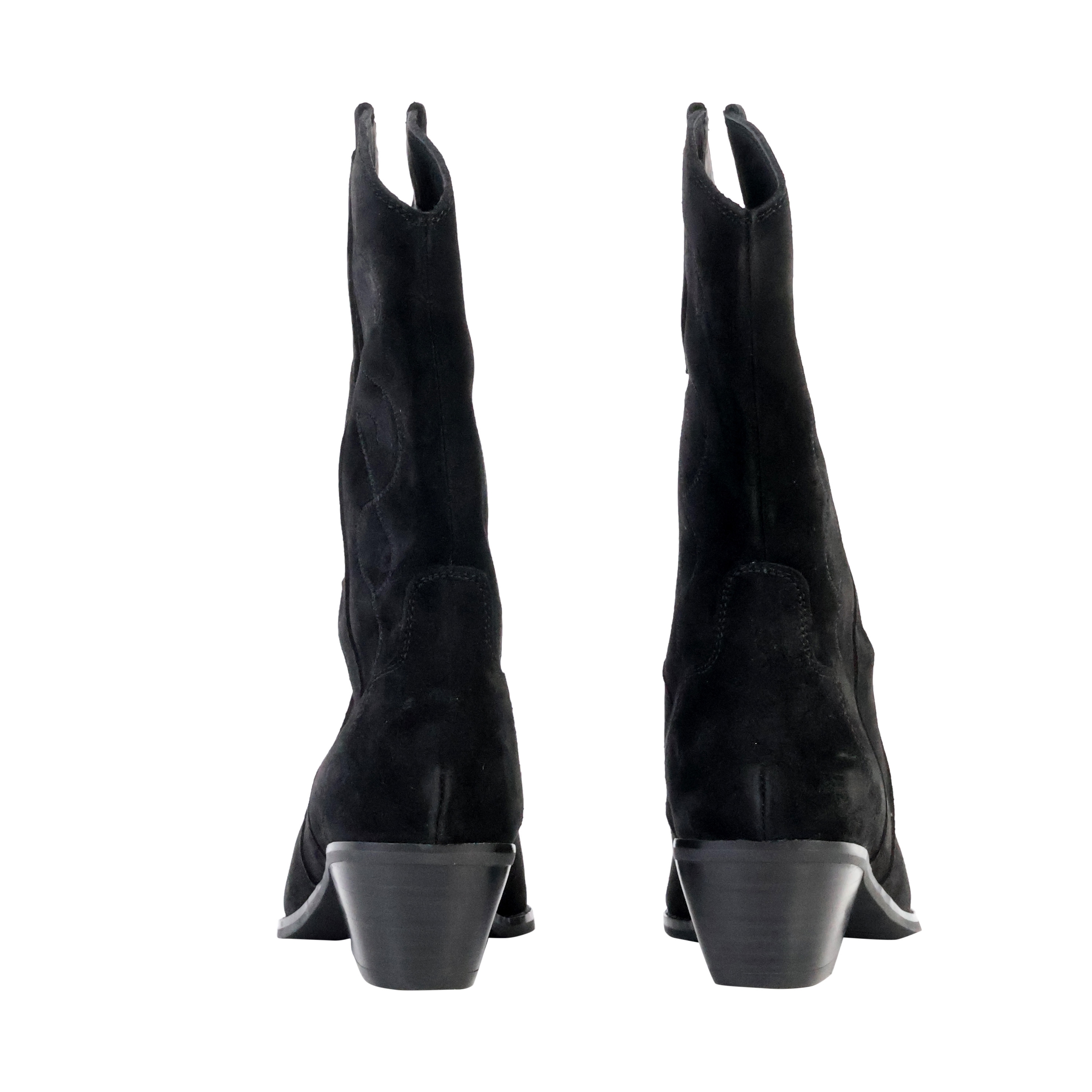 Ajisai leather ankle boots EMILIE KARSTON Black