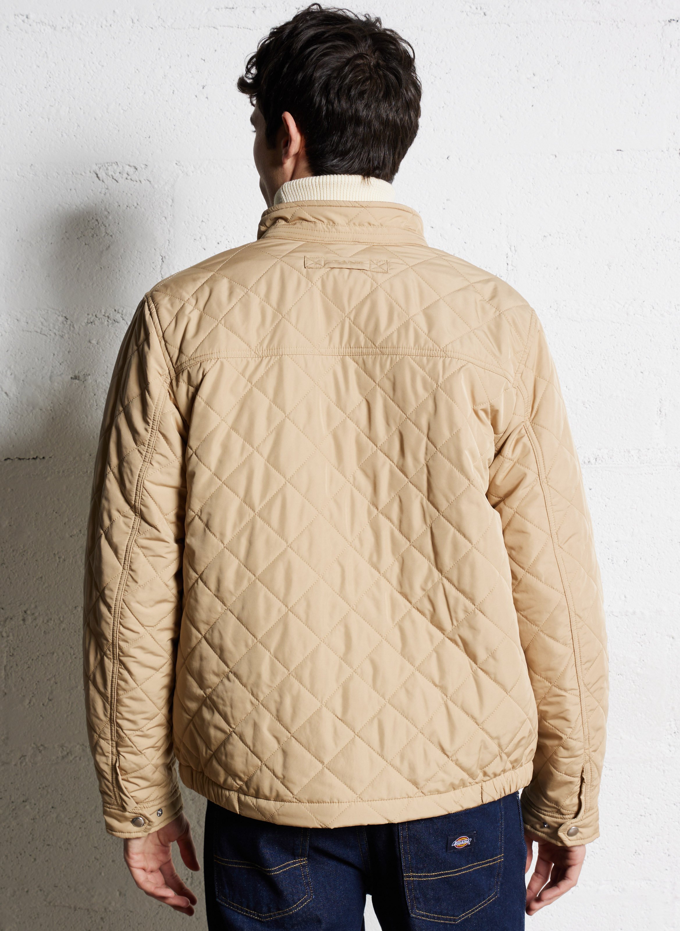 Gewatteerd jasje met opstaande kraag GANT Khaki