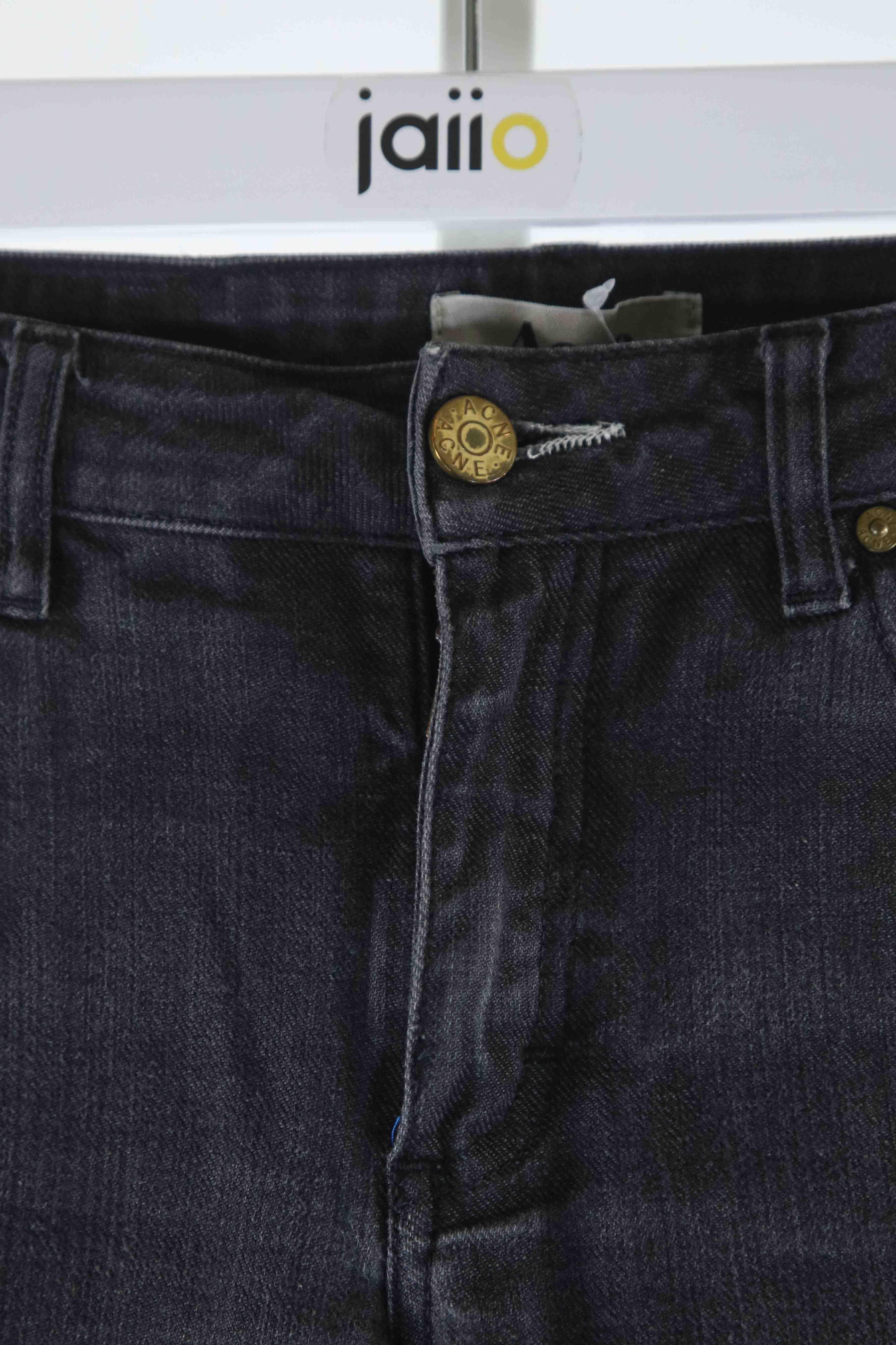 Jean slim en coton ACNE STUDIOS - Seconde Main Gris