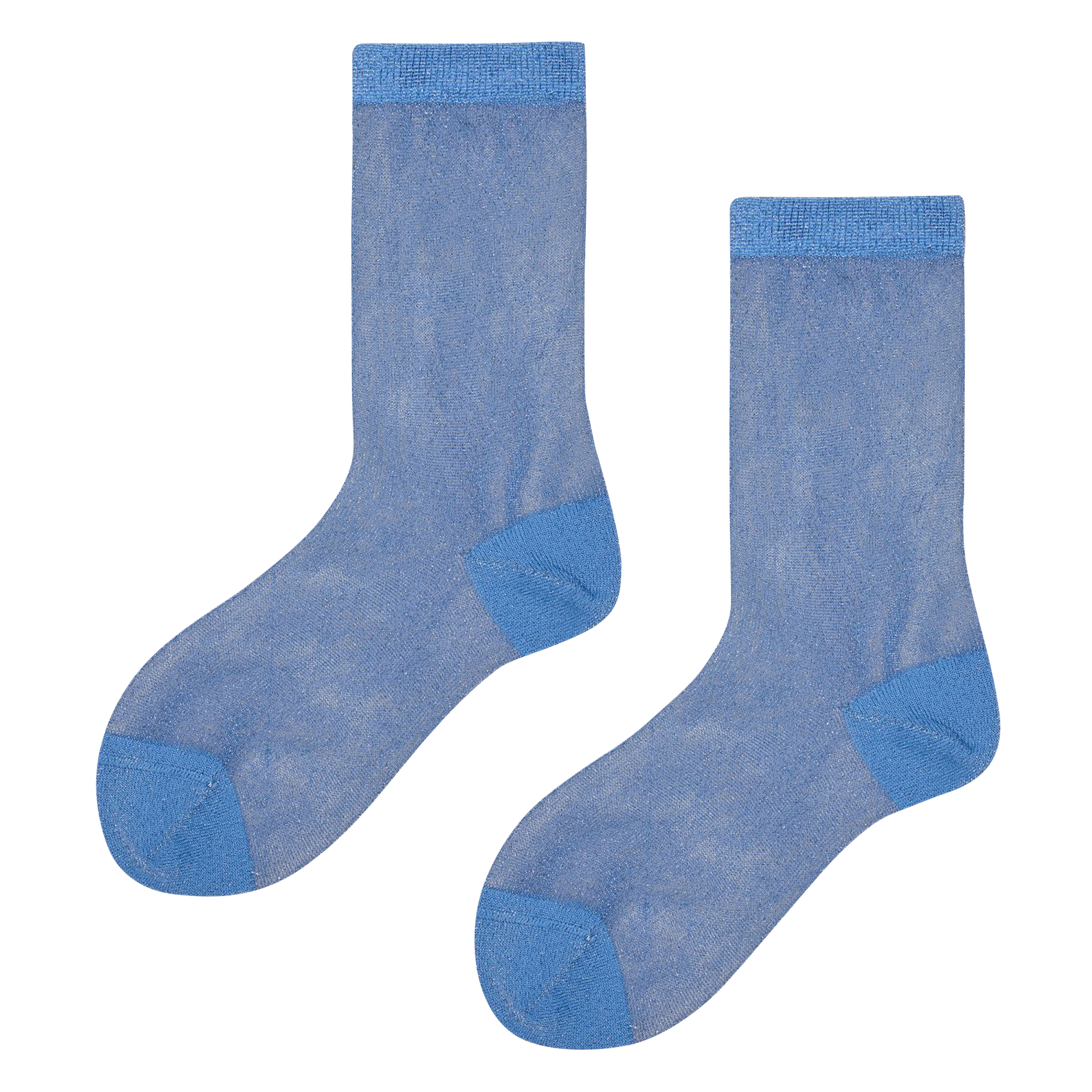 Transparente Socken HAPPY SOCKS Blau