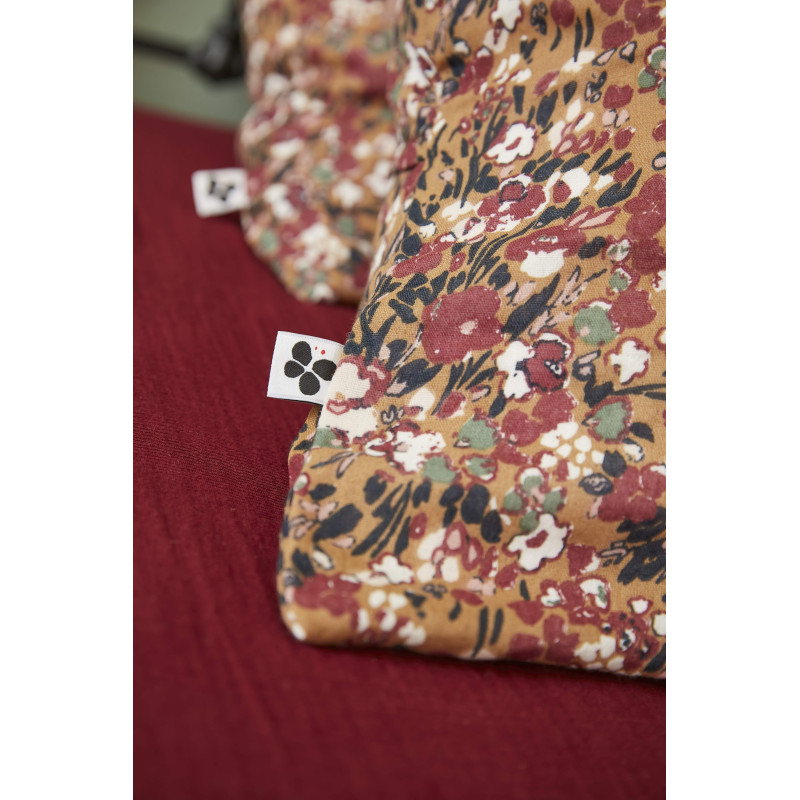 "Capucine" duvet cover all sizes "cotton gauze" L'EFFET PAPILLON Brown