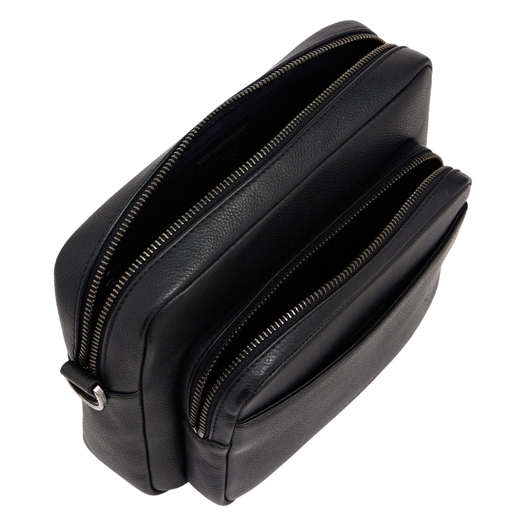 Leren crossbodytas  LE TANNEUR Zwart