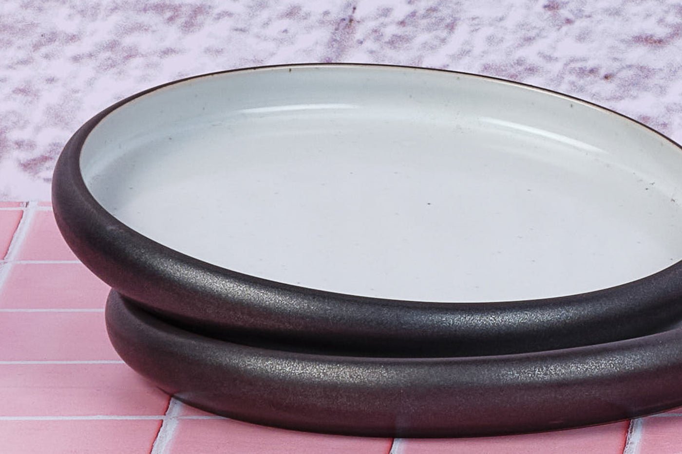 Gourmet Plate ø15.5cm - 4 pieces - onyx BJORN Black