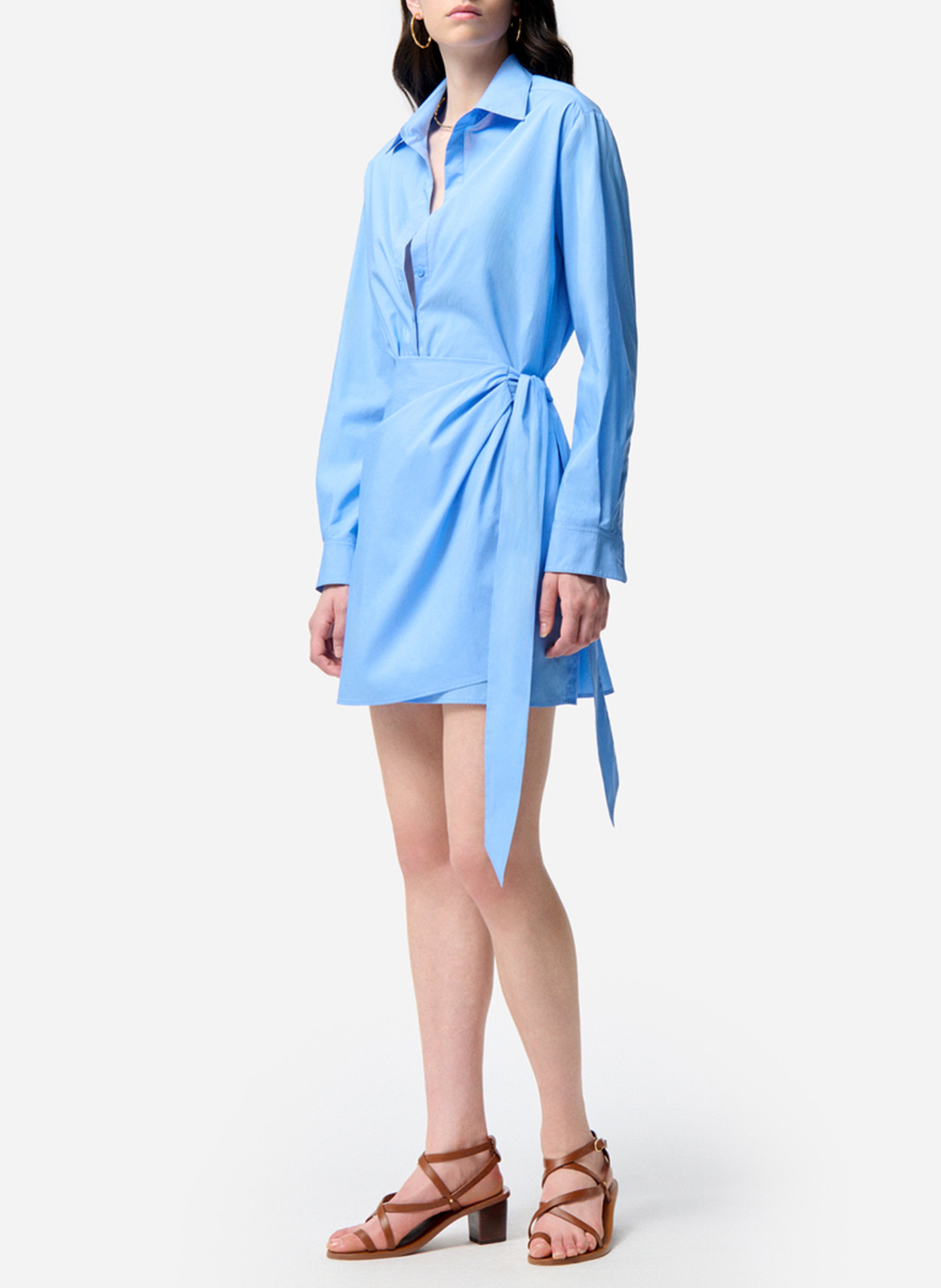 Robe courte col classique VANESSA BRUNO Blue