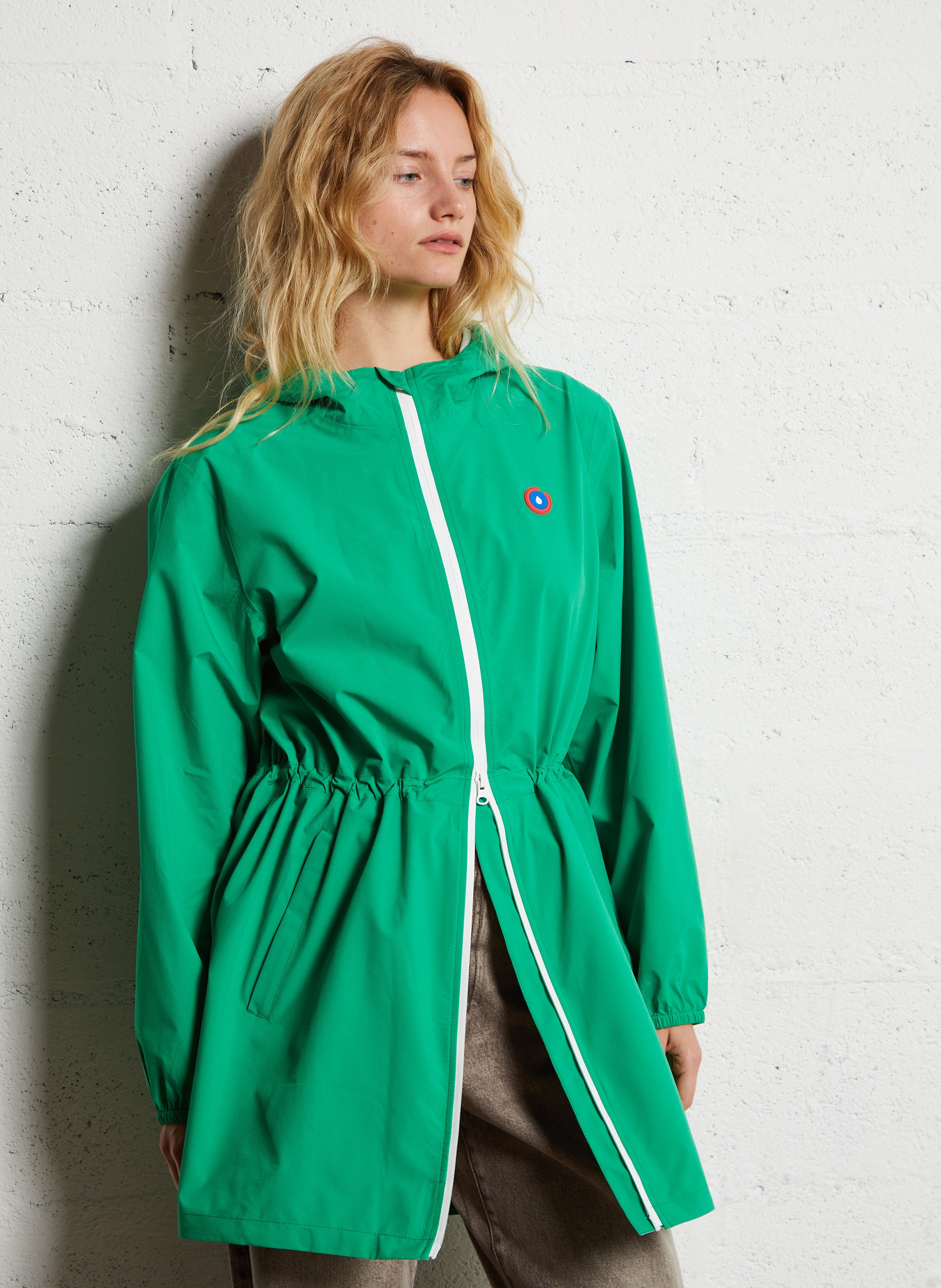 Long convertible hooded raincoat FLOTTE