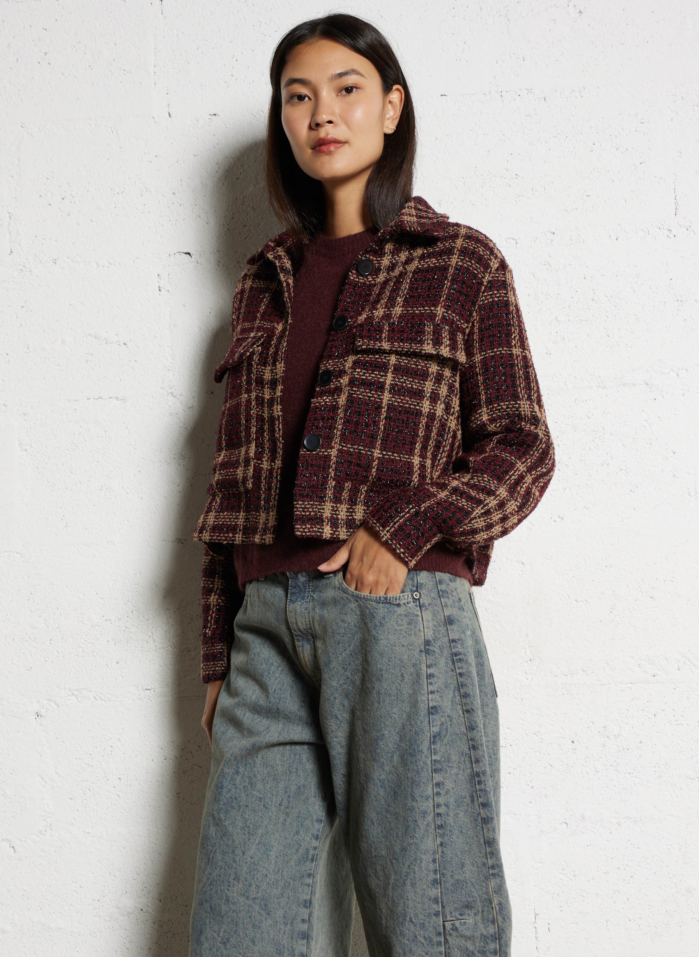 Bottines à talons en cuir - Look 1