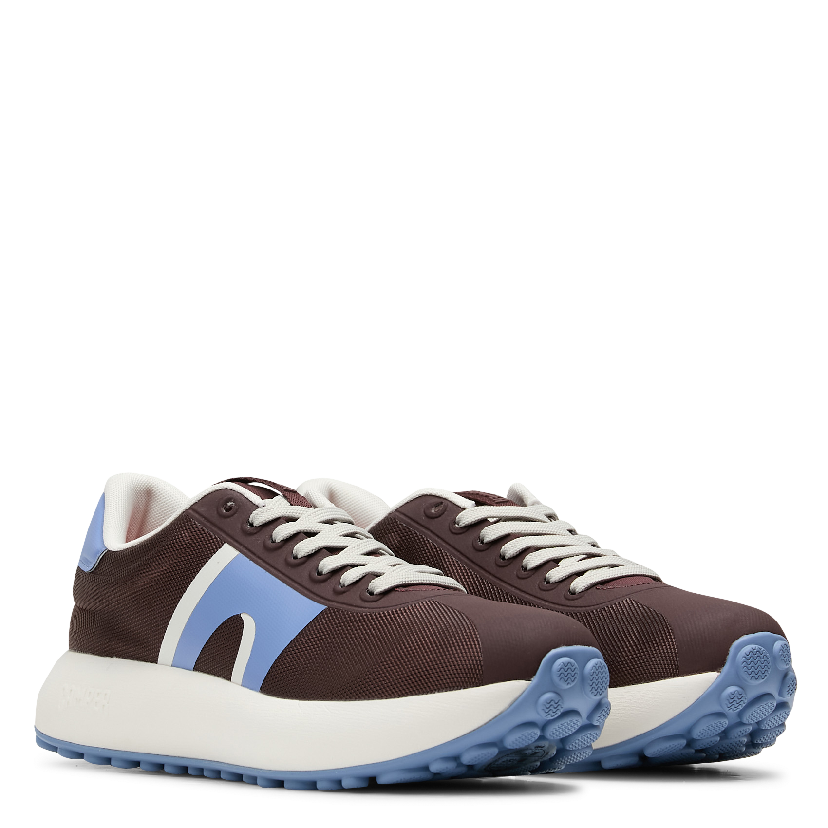 Baskets basses à détails contrastés CAMPER Rouge