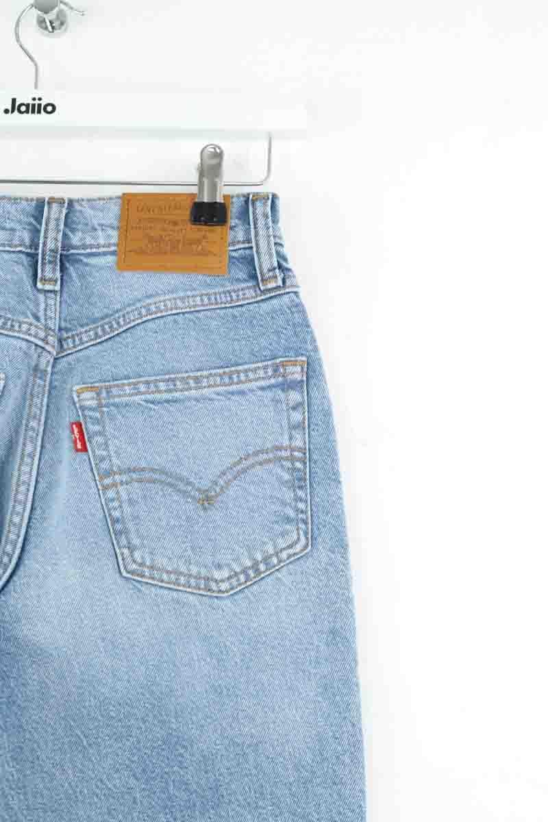 Cotton straight jeans LEVI'S - Seconde main Blue