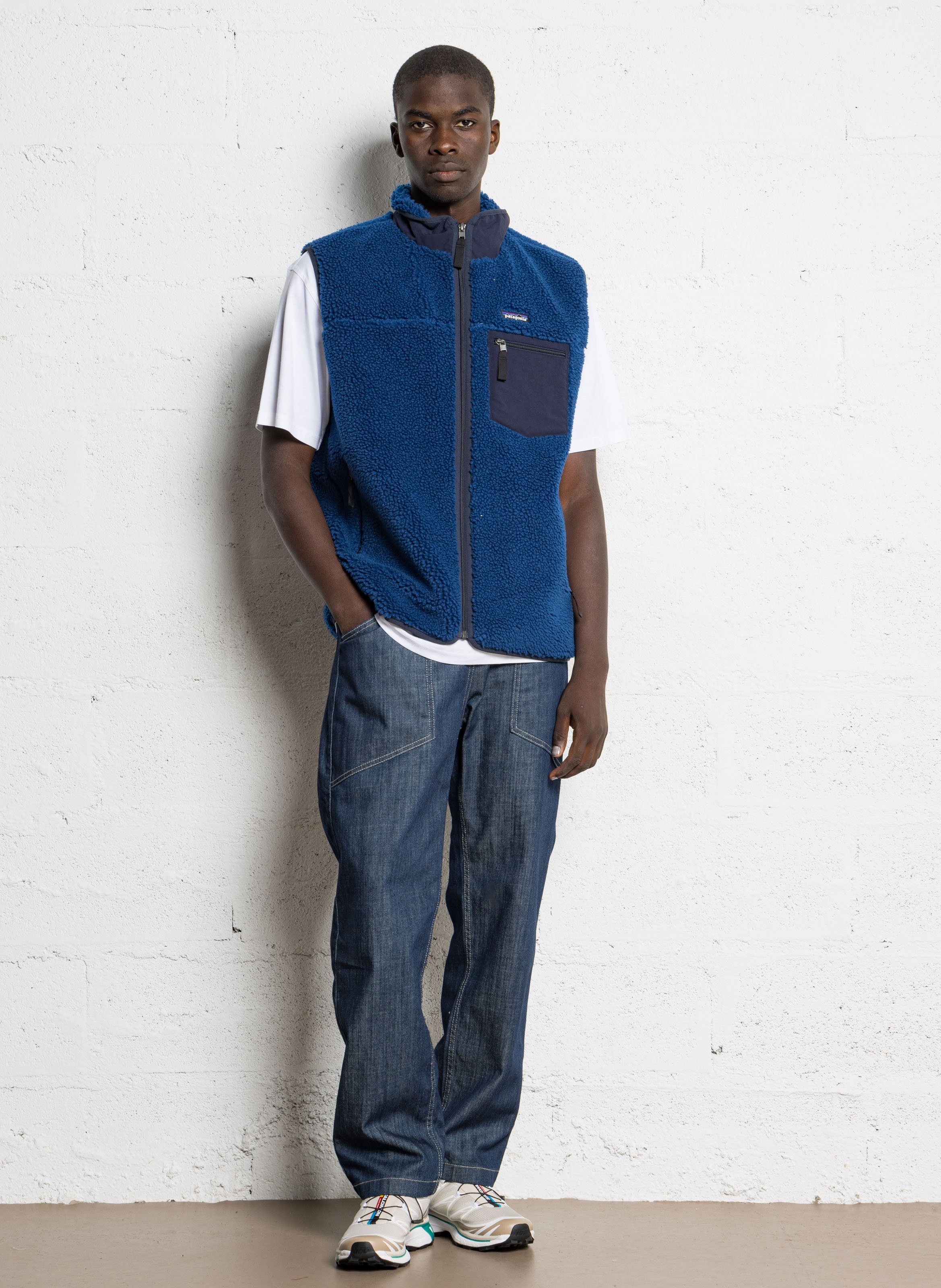 Straight high-neck fleece PATAGONIA Blue