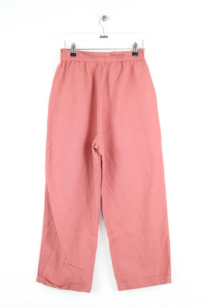 Straight linen pants LOUISE MISHA - Seconde Main Pink
